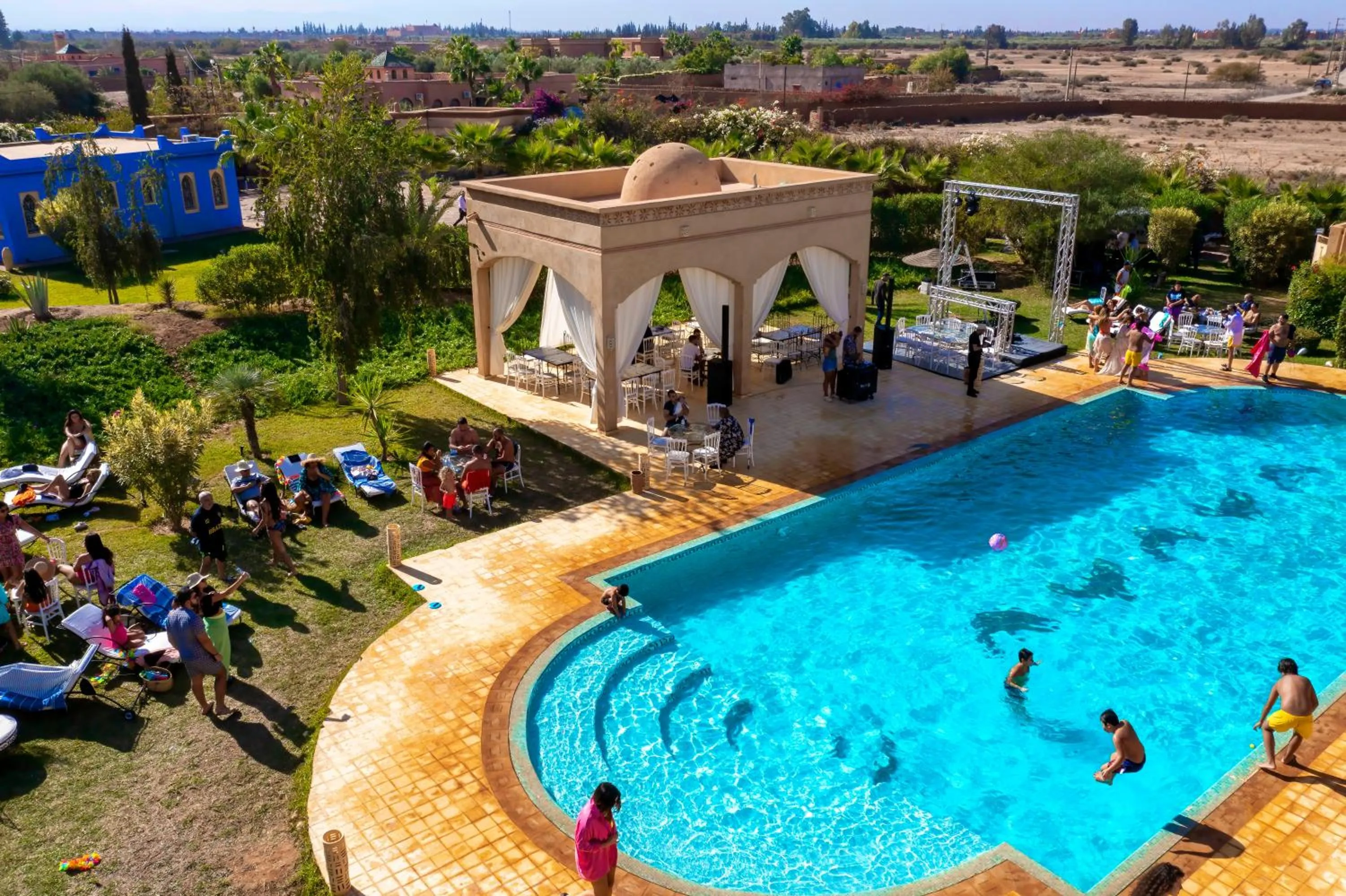 Pool view in Atlas Widan