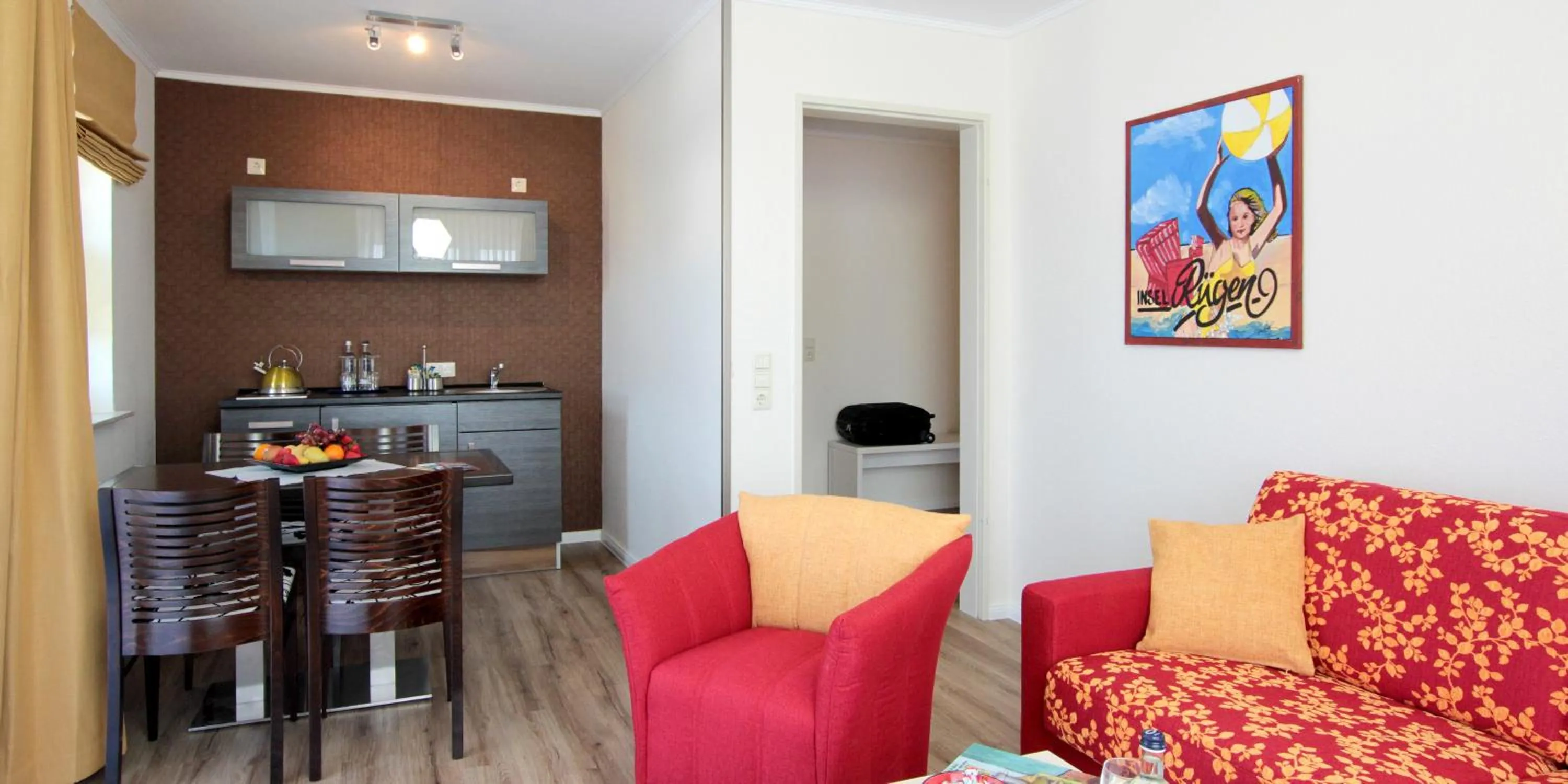 Kitchen or kitchenette in Park Hotel Sellin