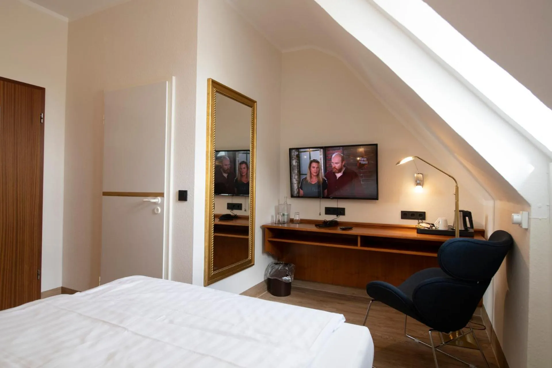 Bed in Landhotel Kauzenberg