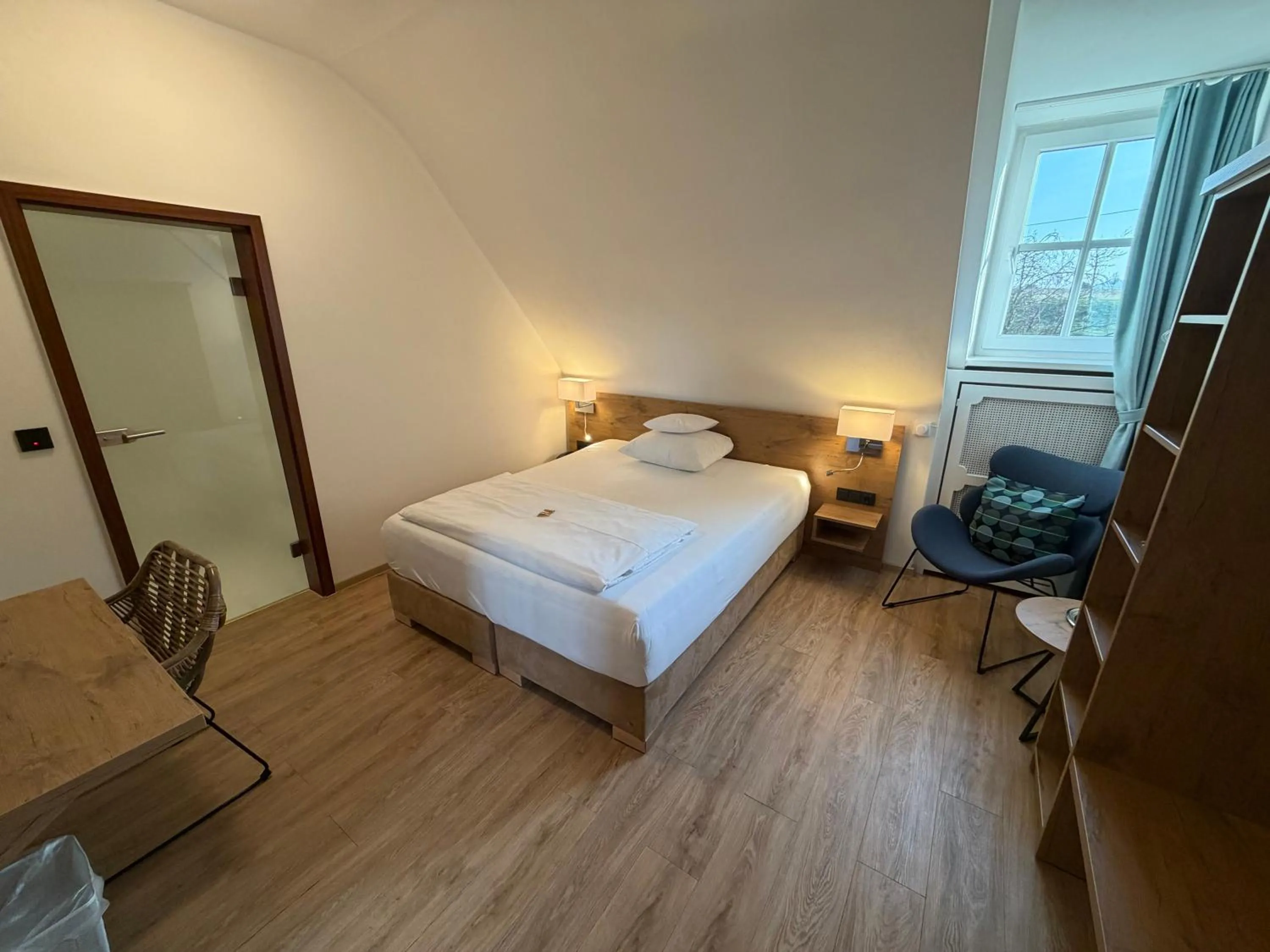 Bed in Landhotel Kauzenberg