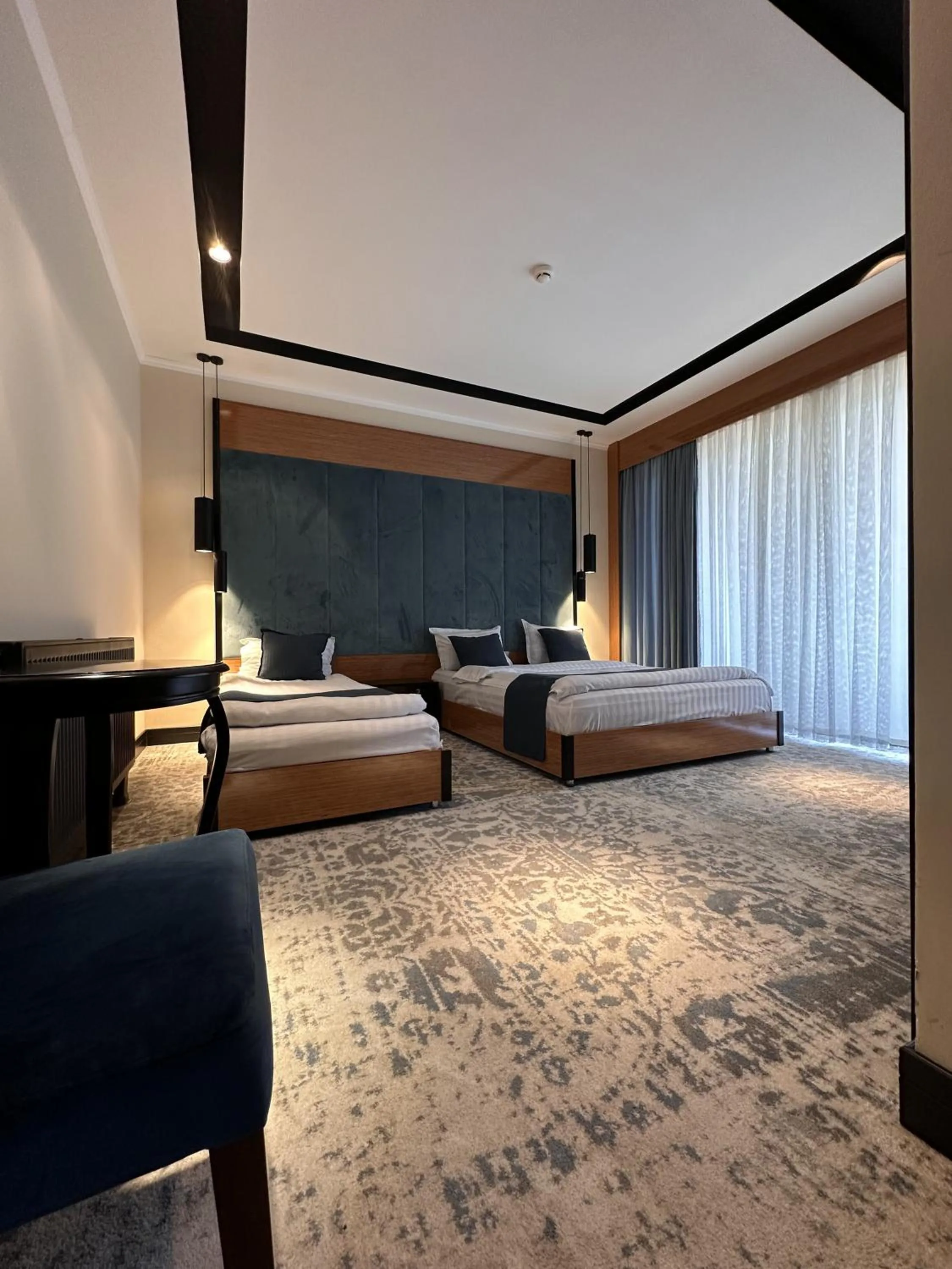 Bed in Hotel Bukhara