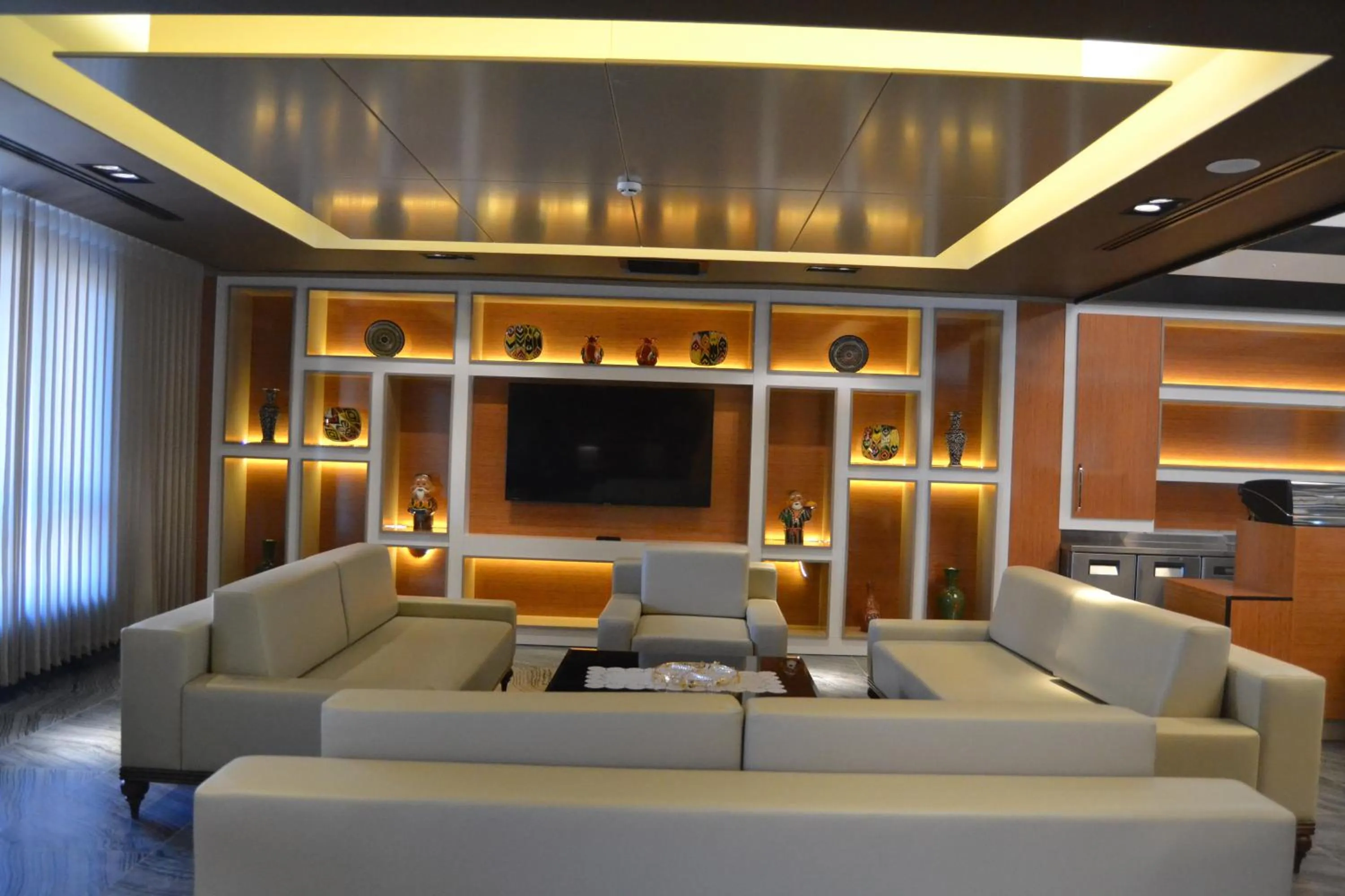 Seating area in Hotel Bukhara