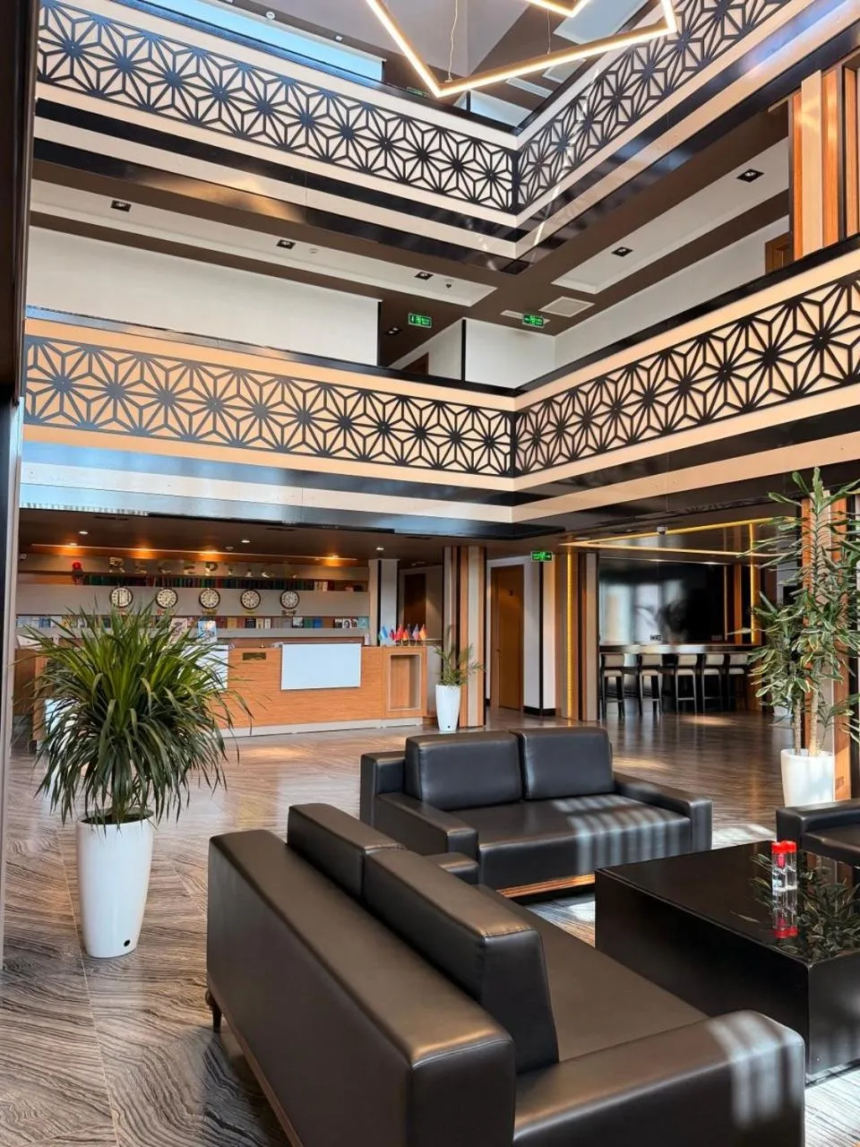 Seating area in Hotel Bukhara