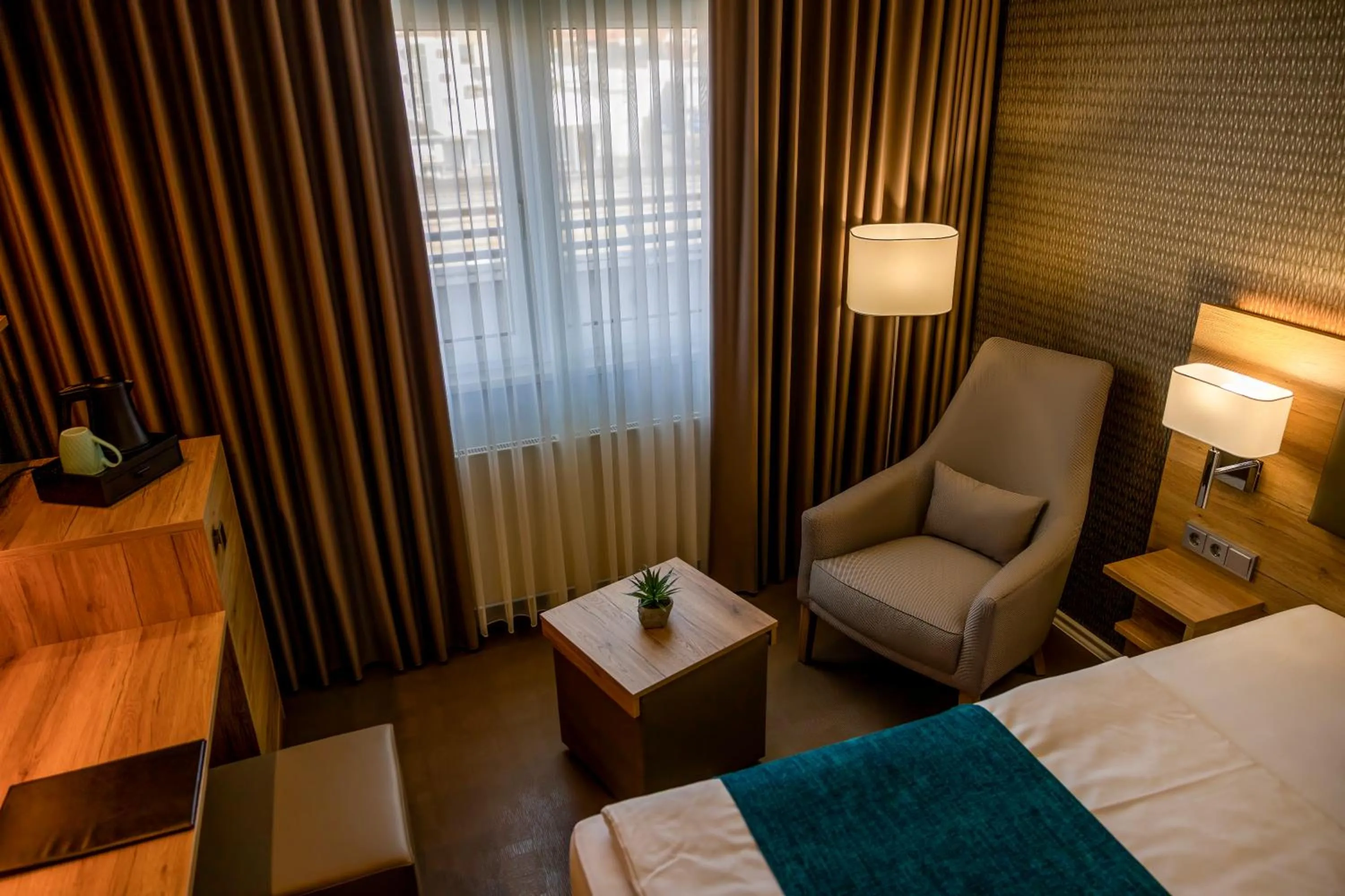 Bed in Hotel Logotel