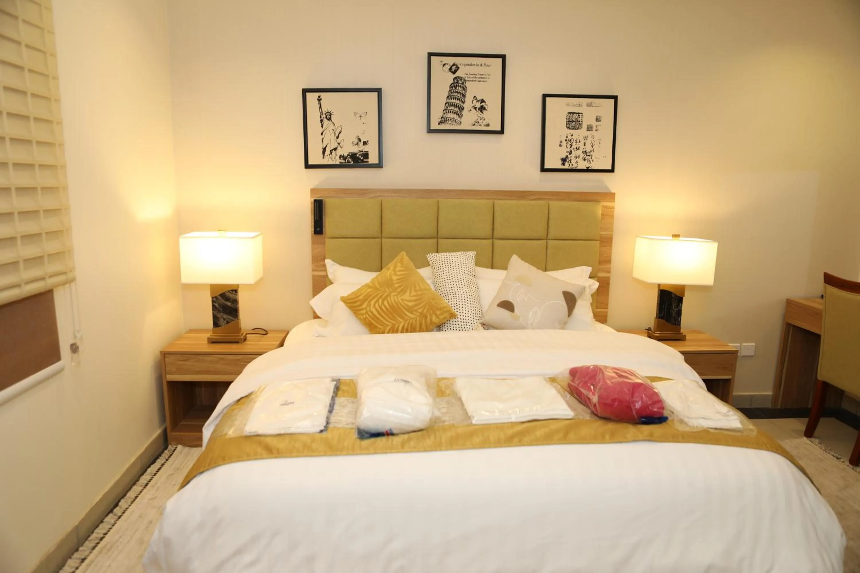Bed in Warf Aldyafah Homes serviced Apartments