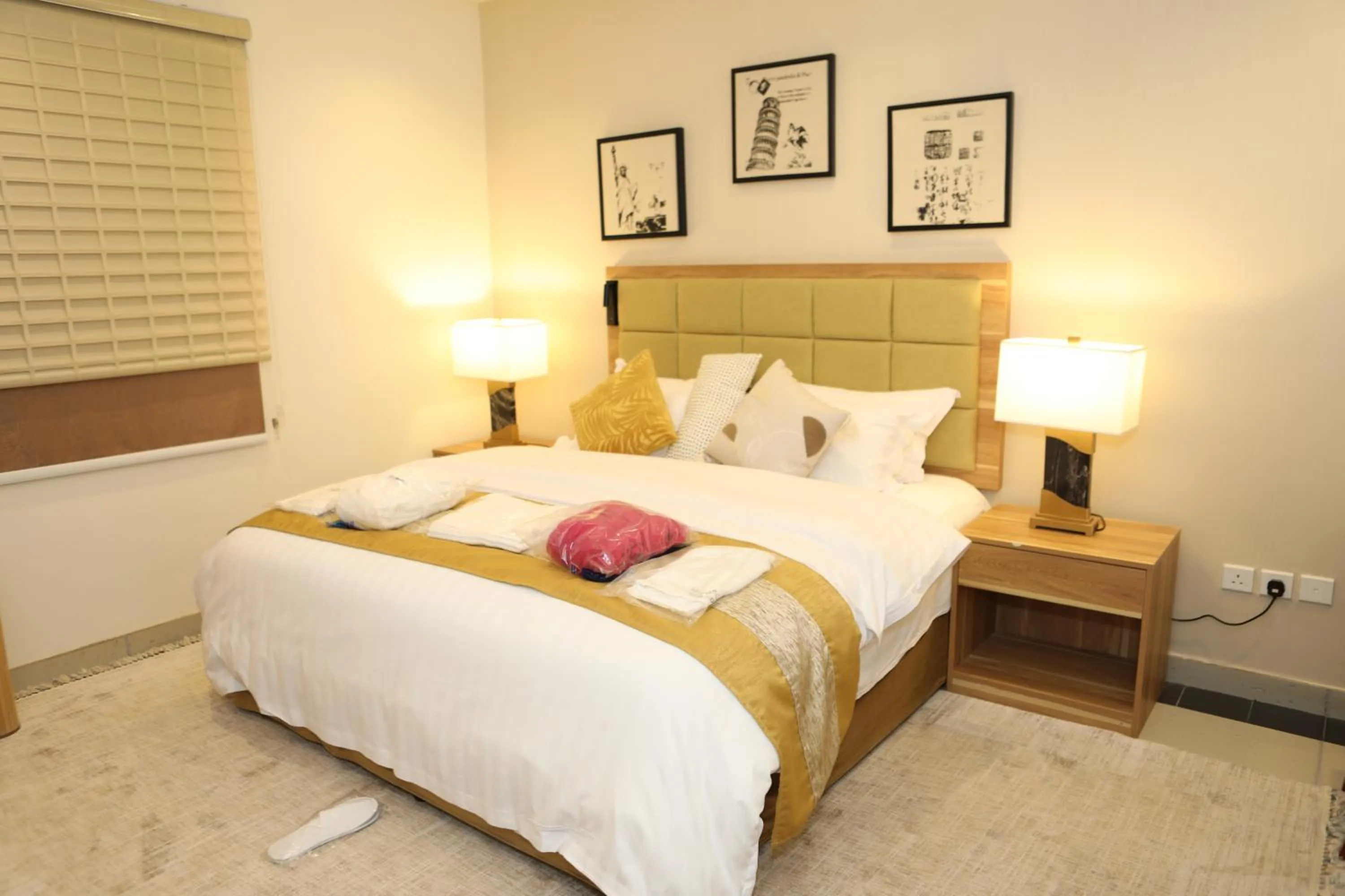 Bed in Warf Aldyafah Homes serviced Apartments