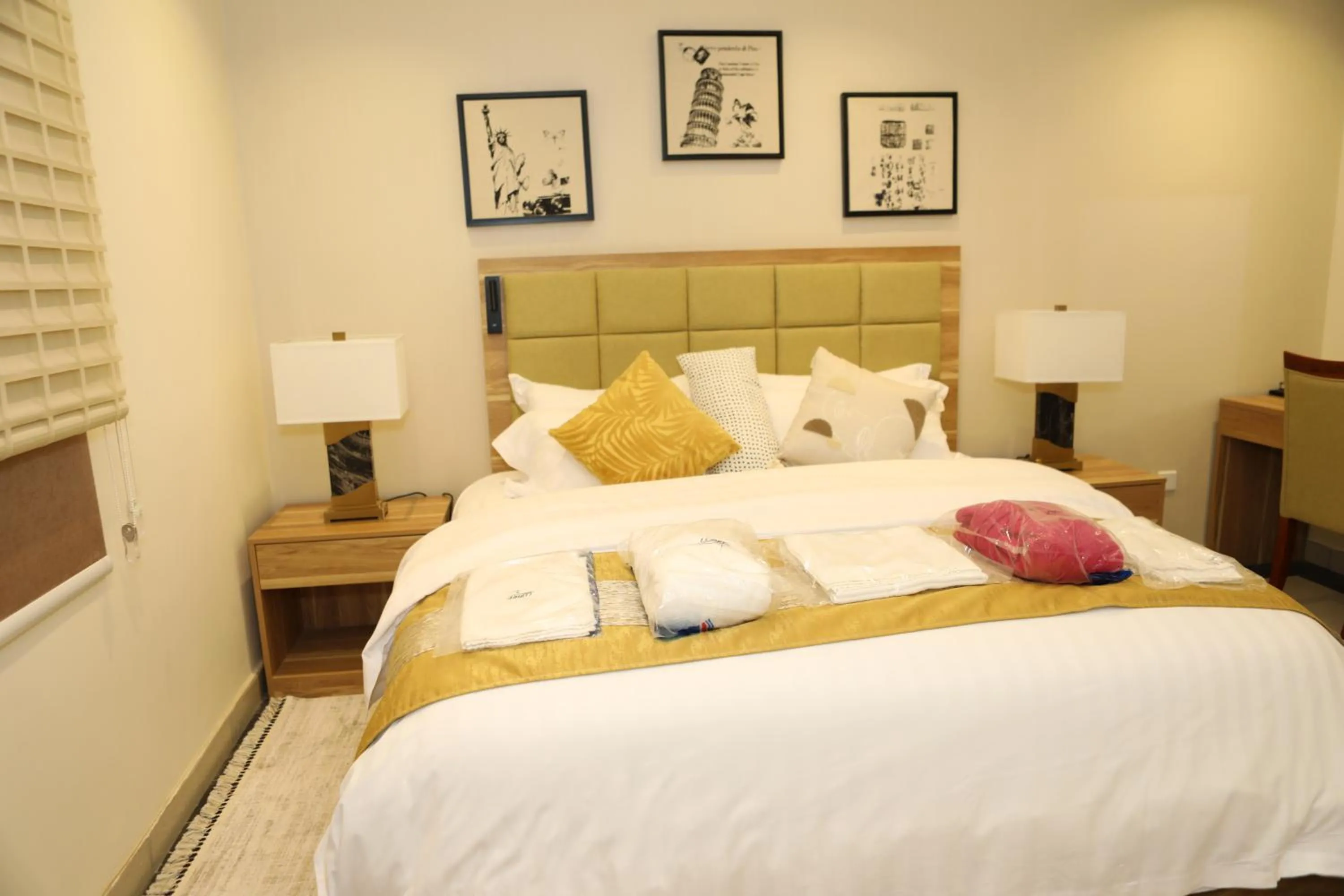 Bed in Warf Aldyafah Homes serviced Apartments