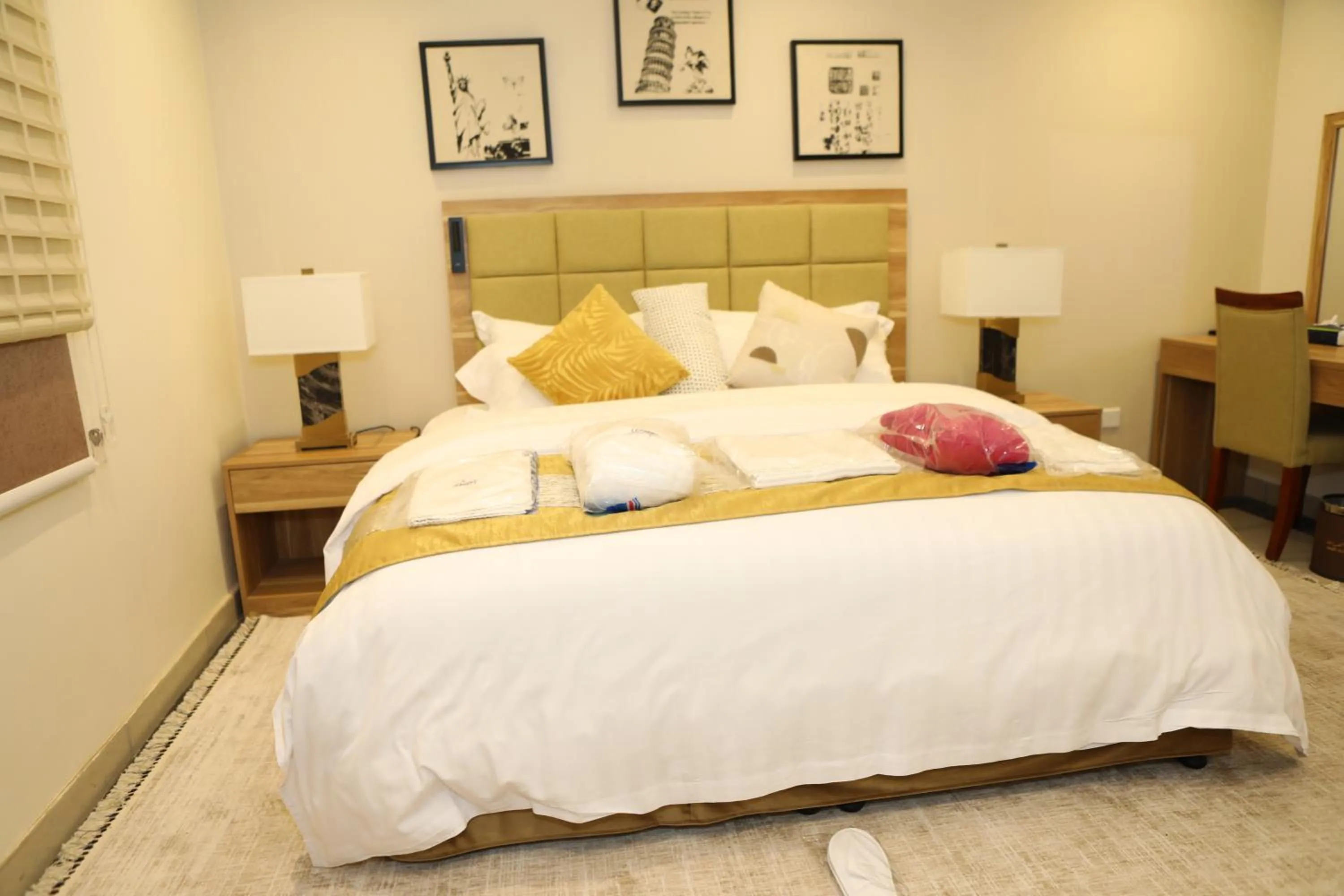 Bed in Warf Aldyafah Homes serviced Apartments