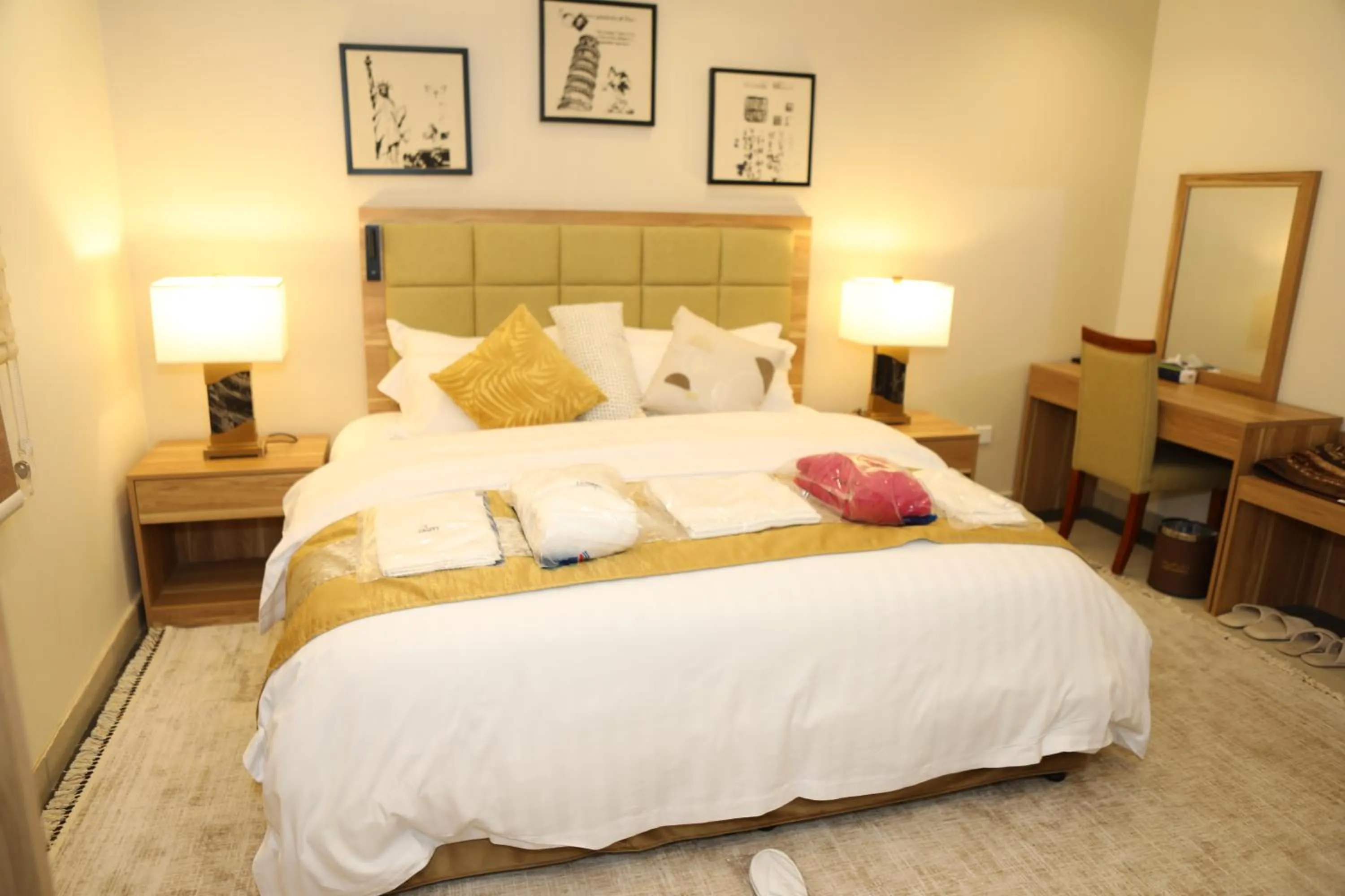 Bed in Warf Aldyafah Homes serviced Apartments
