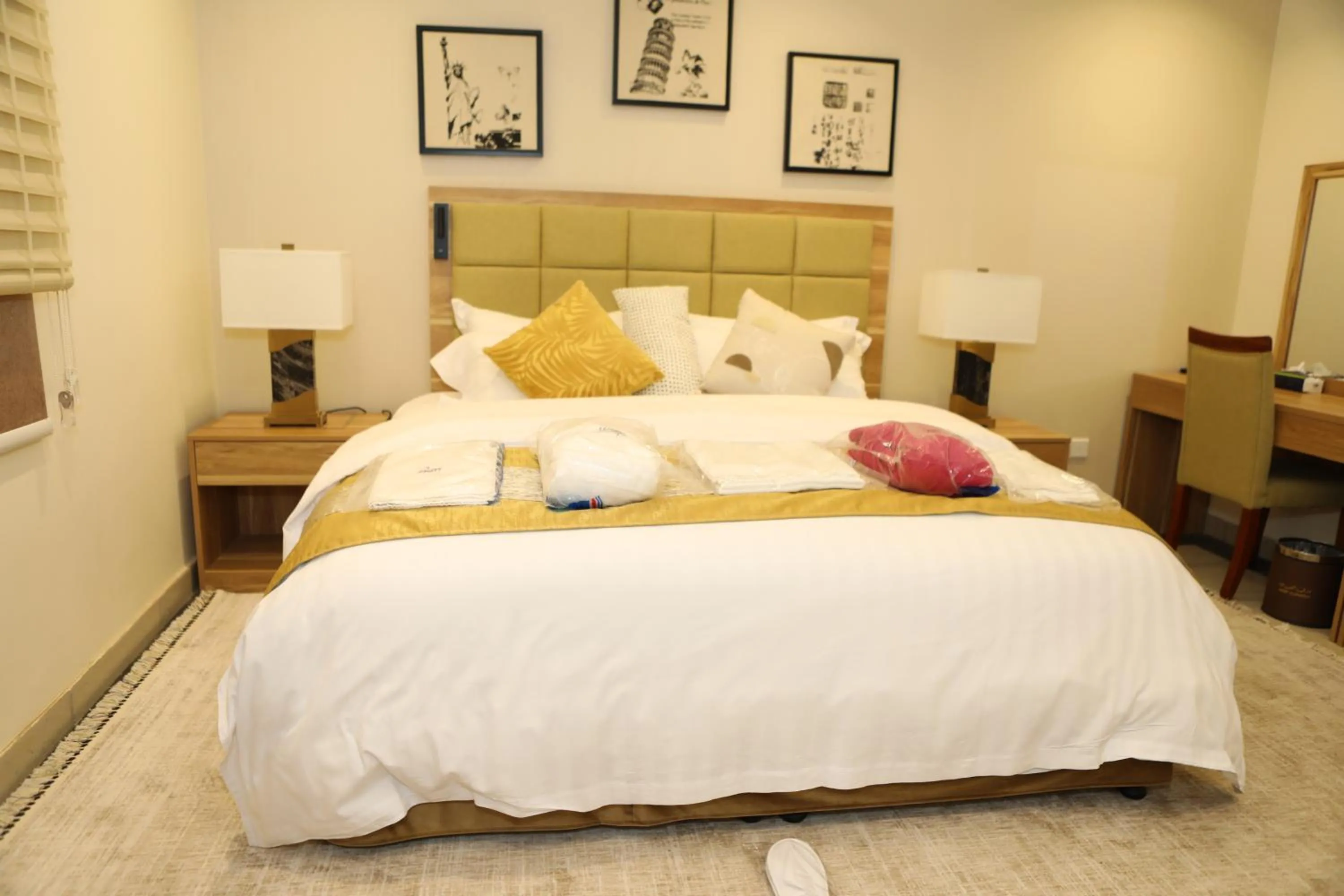 Bed in Warf Aldyafah Homes serviced Apartments