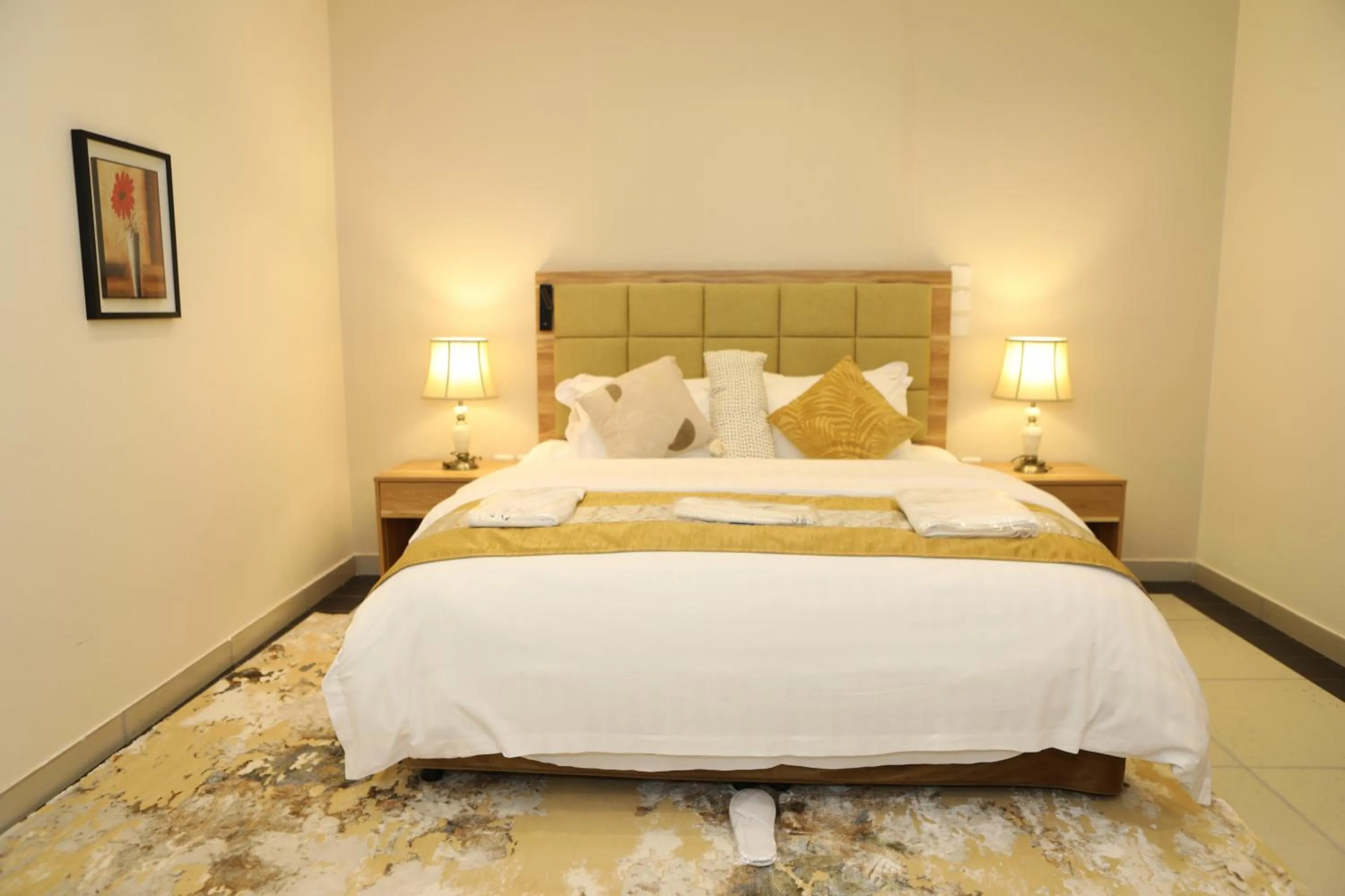 Bed in Warf Aldyafah Homes serviced Apartments