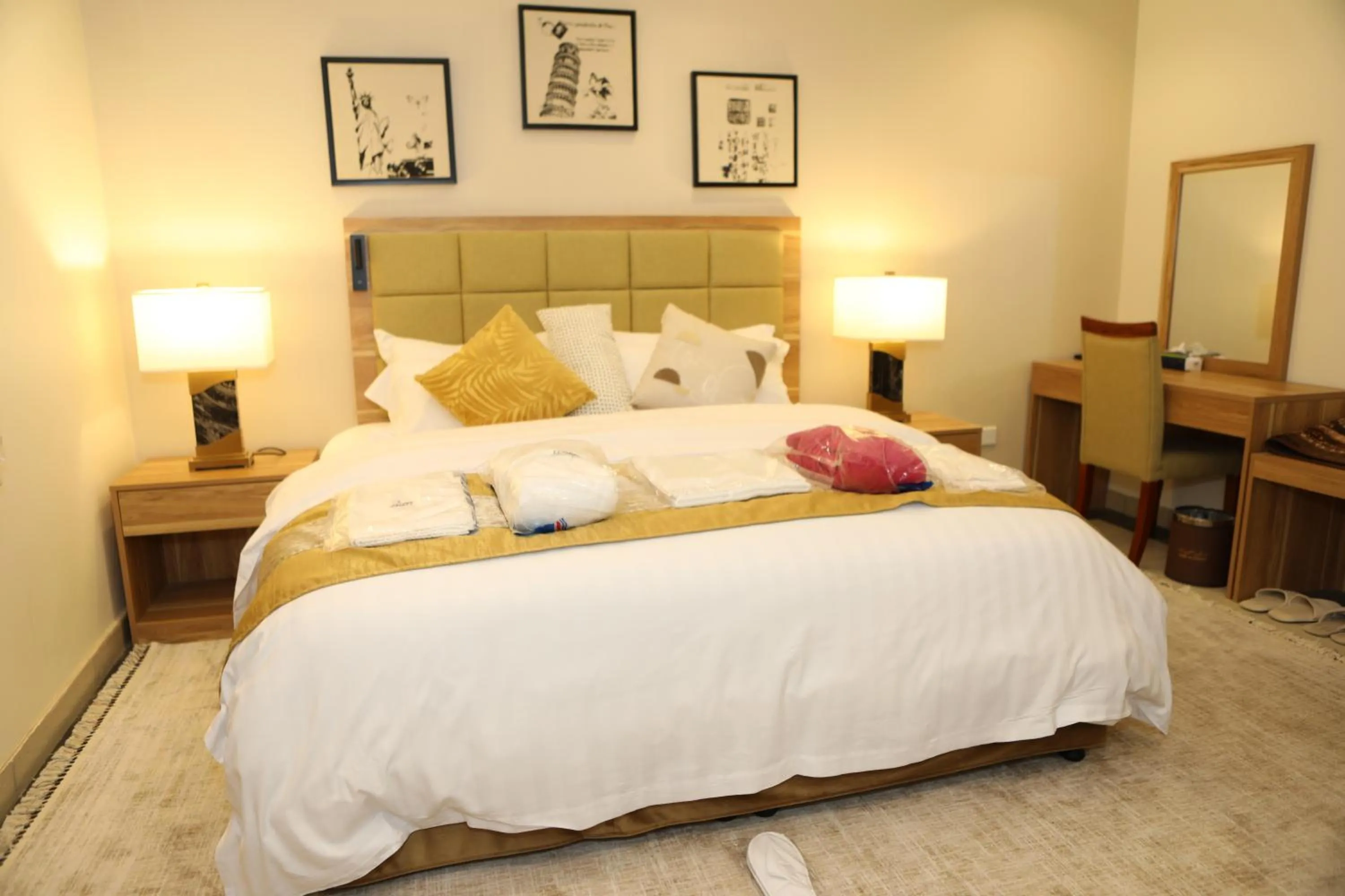 Bed in Warf Aldyafah Homes serviced Apartments