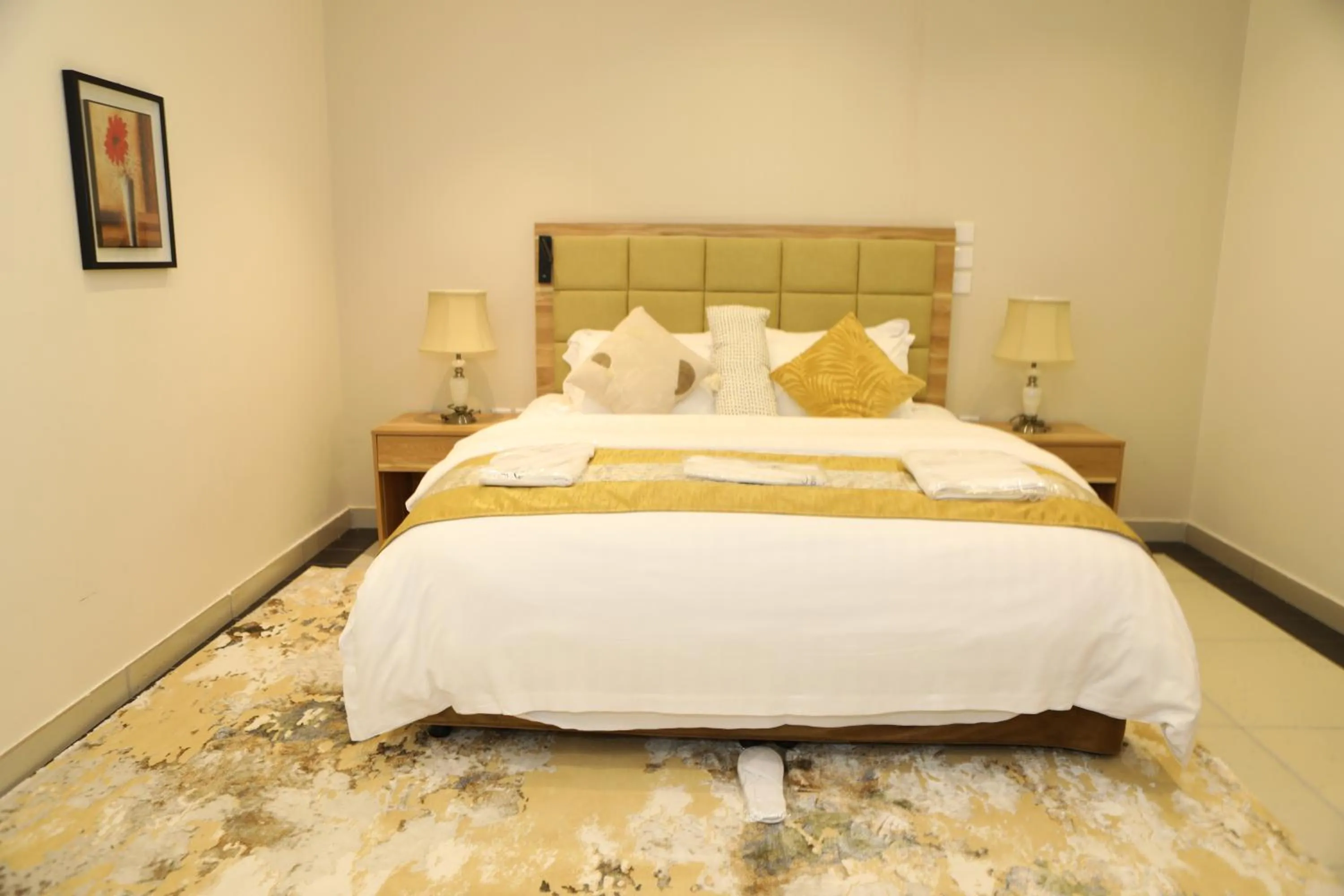 Bed in Warf Aldyafah Homes serviced Apartments