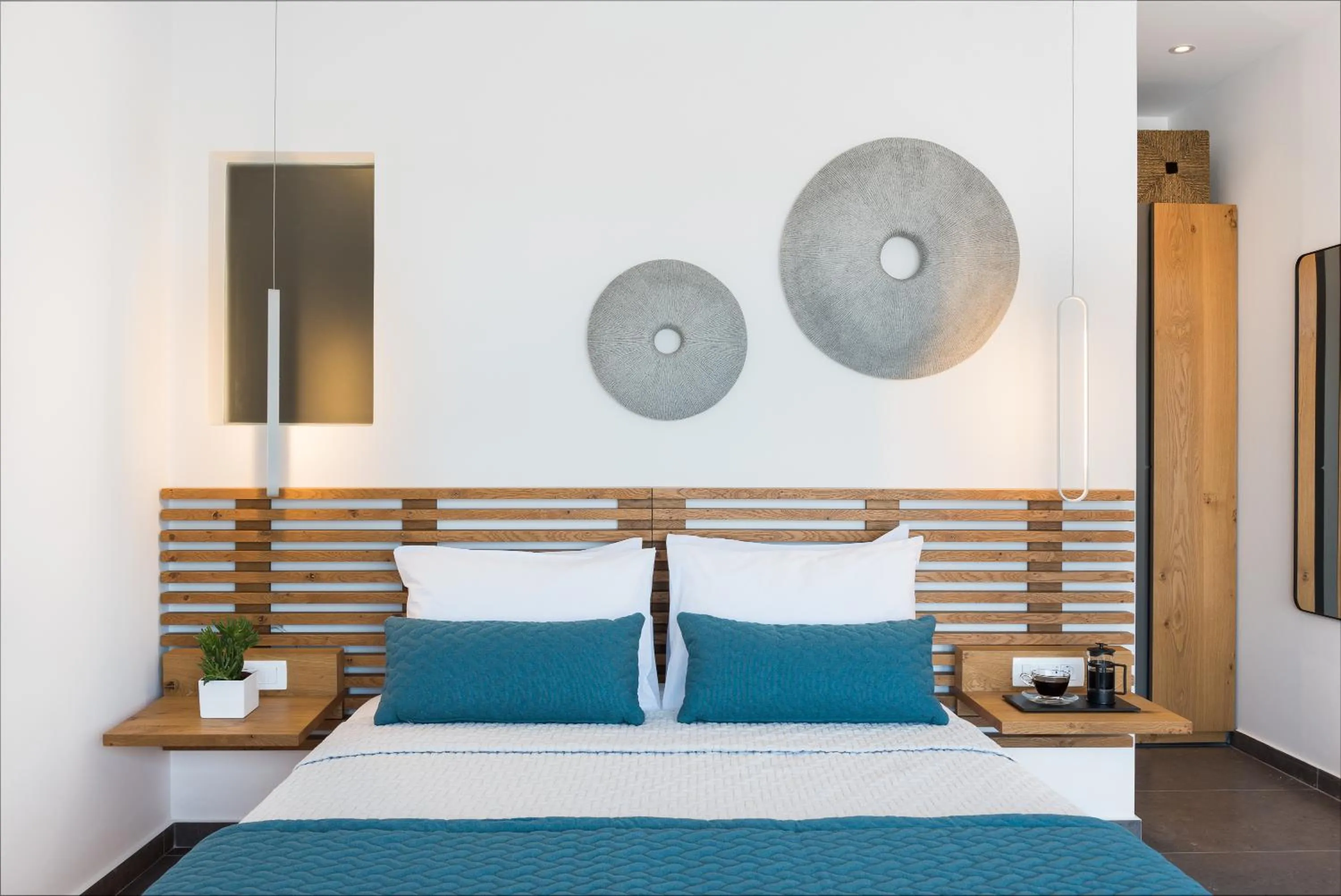 Bedroom in Volcanic Arc Suites