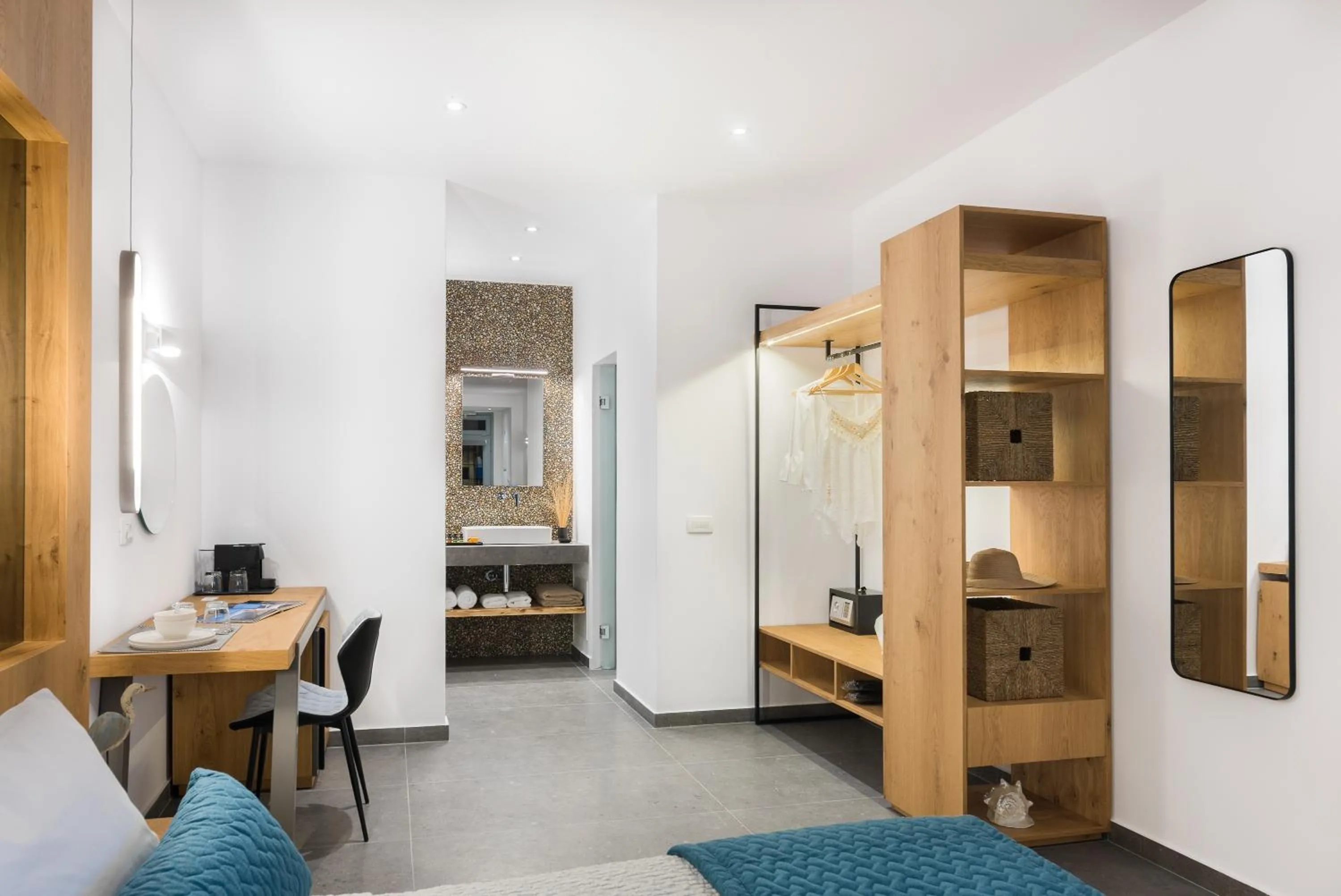 Bedroom in Volcanic Arc Suites