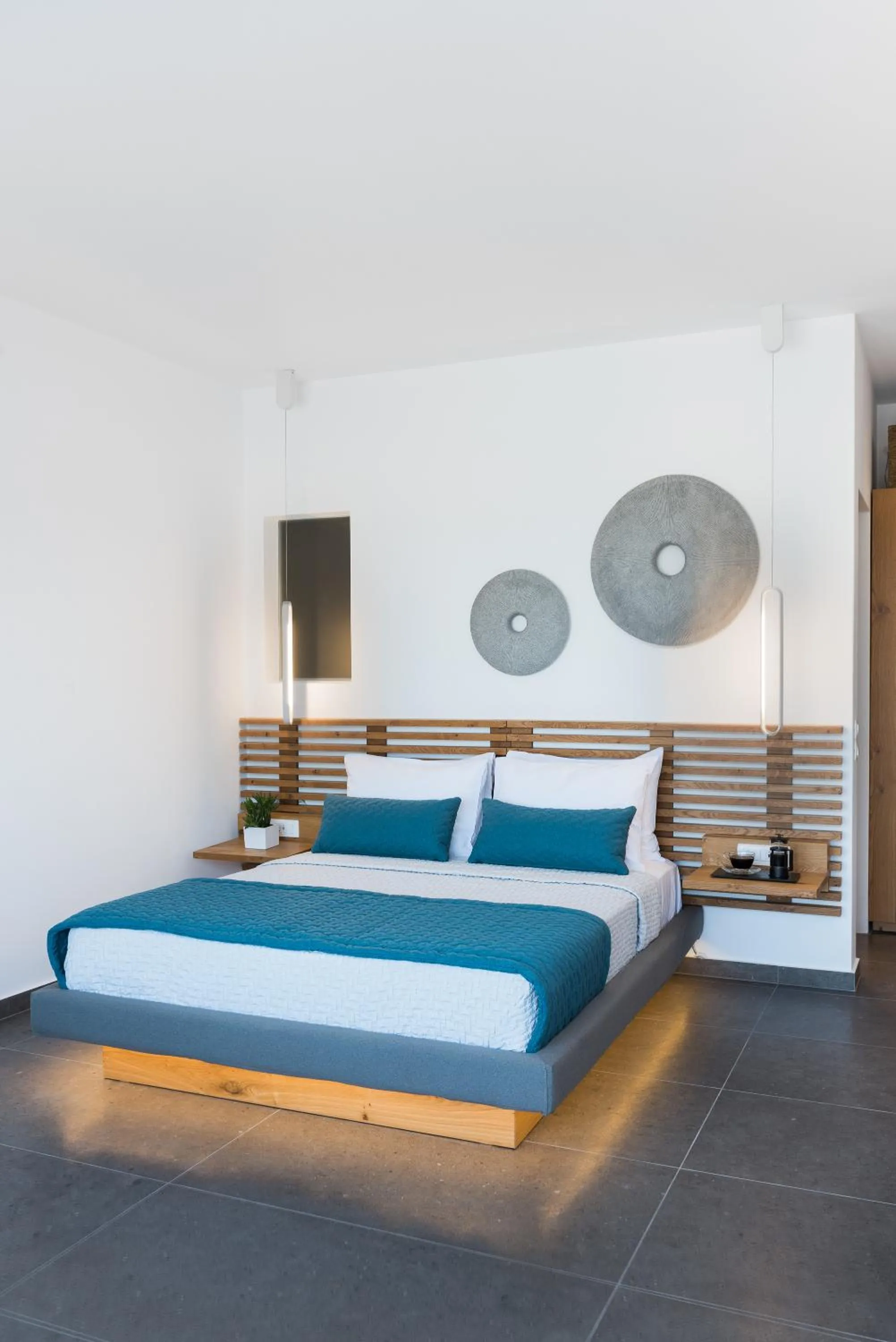 Bedroom in Volcanic Arc Suites