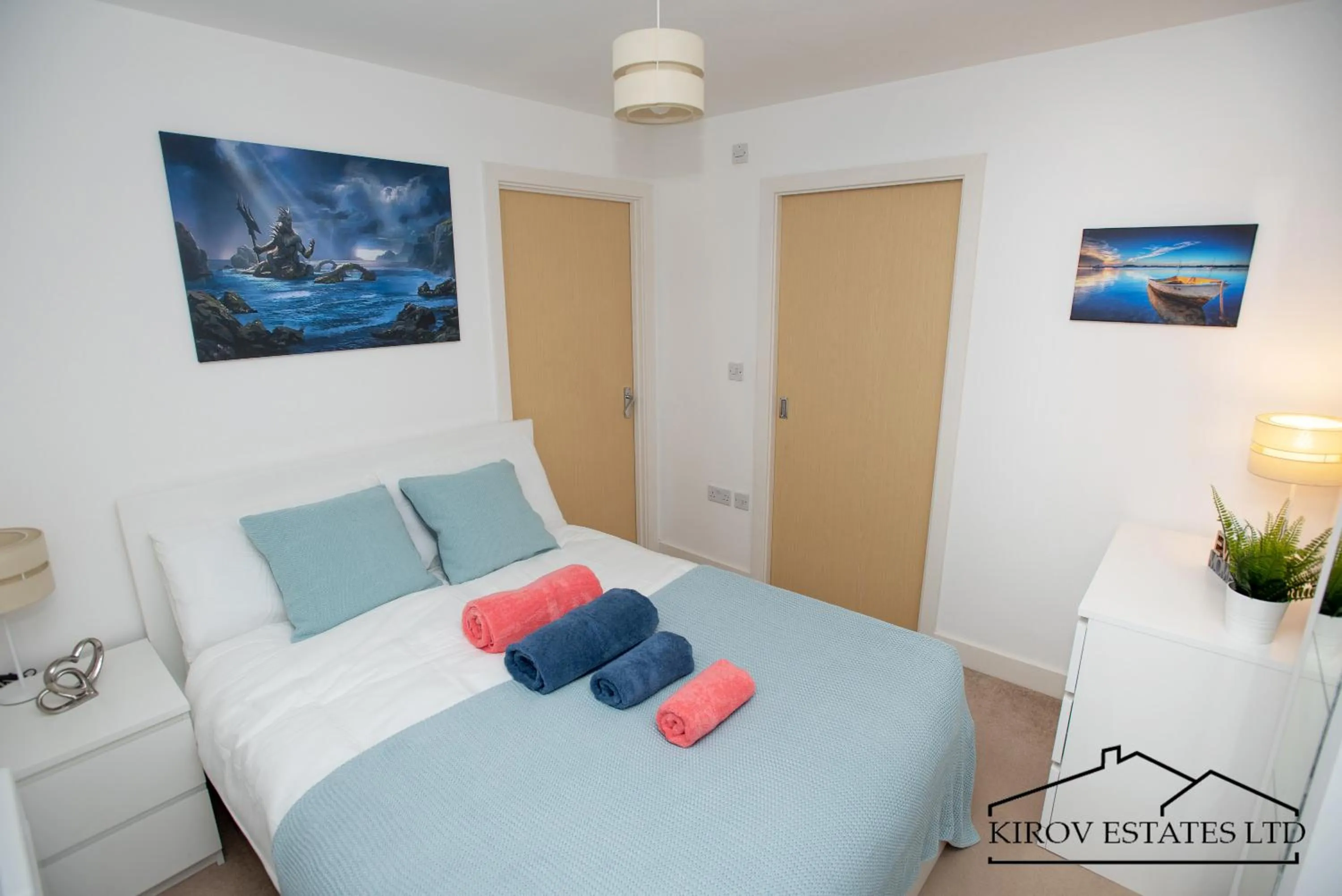 Bedroom in Poseidon Apartment - 1 Bed Flat - Heart of Town
