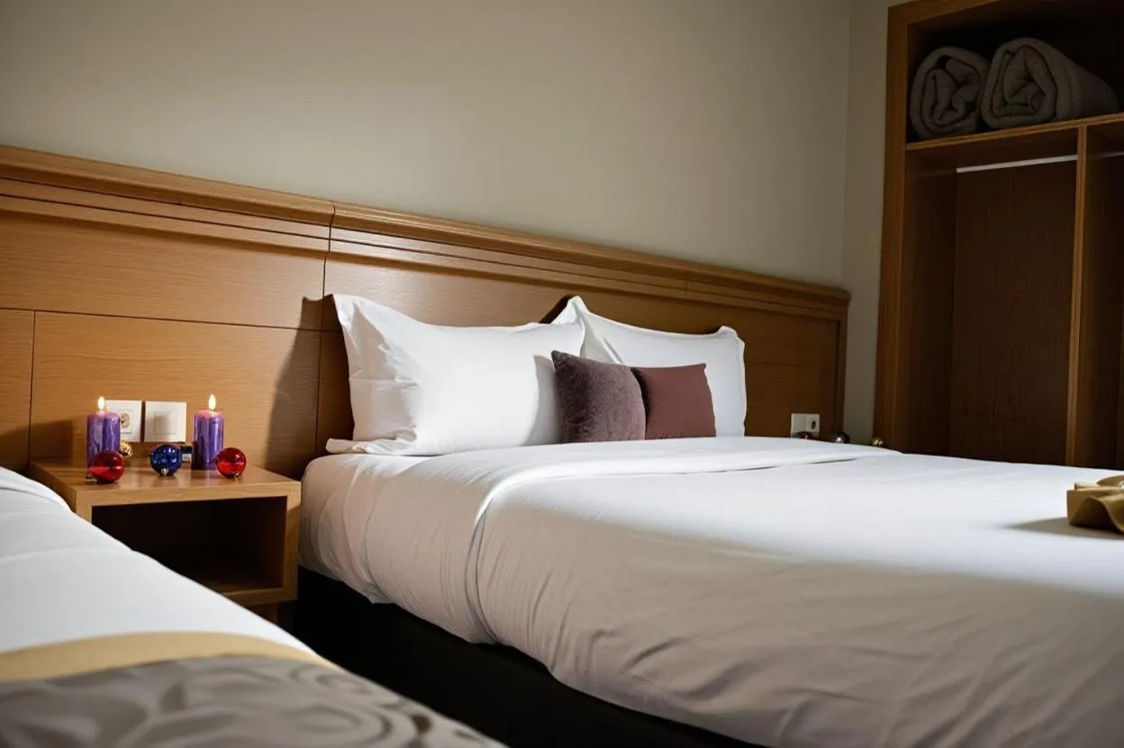 Bed in Hotel Golden Flora