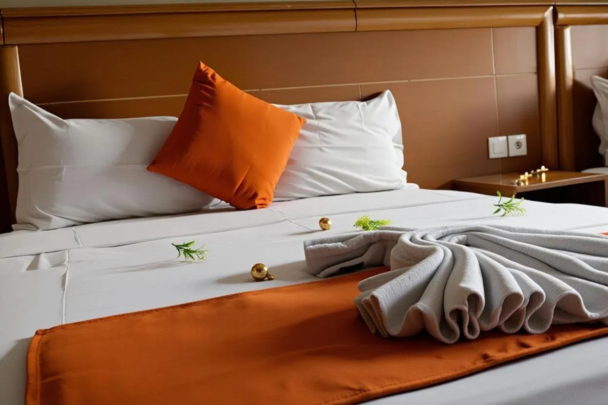 Bed in Hotel Golden Flora