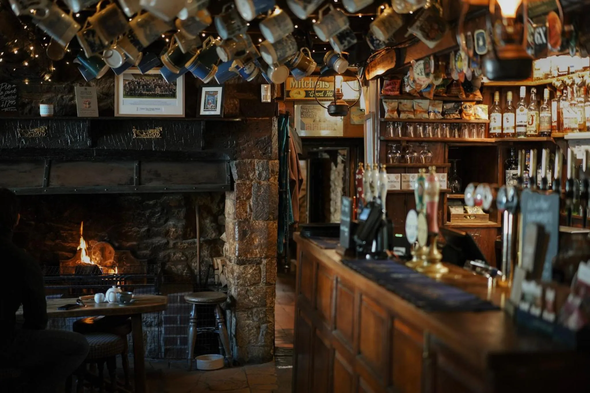 Lounge or bar in The Falkland Arms