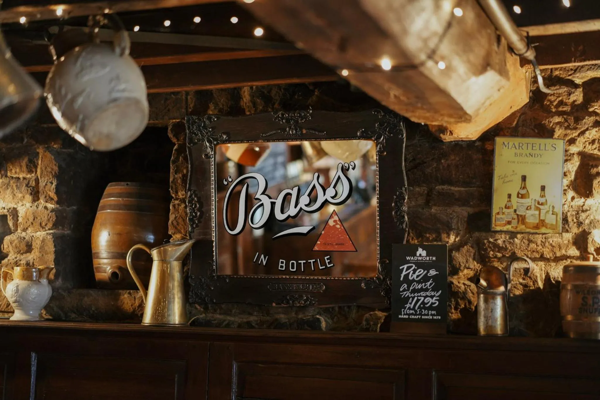 Decorative detail in The Falkland Arms