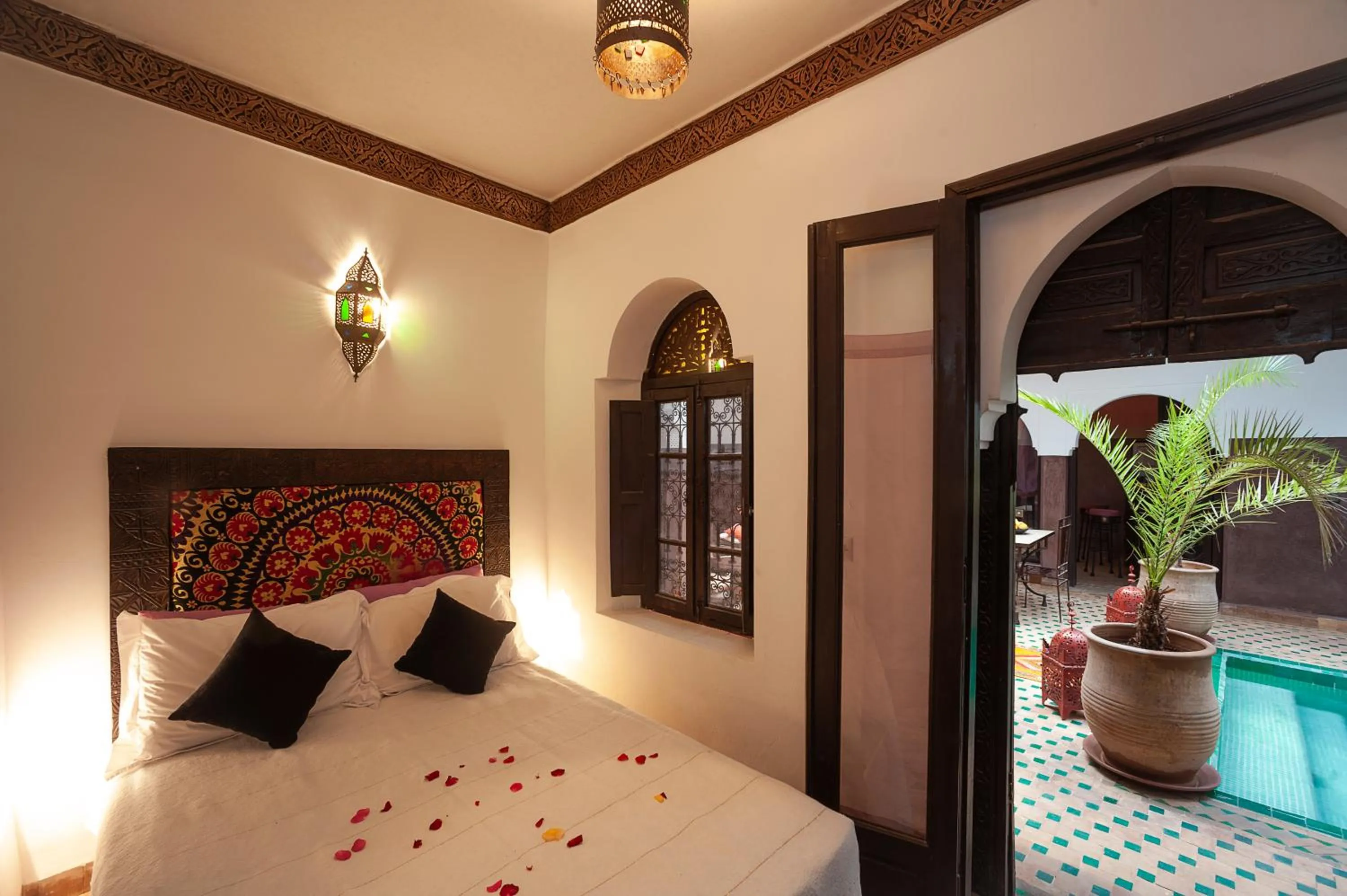 Bedroom, Bed in Riad Khabia & Spa