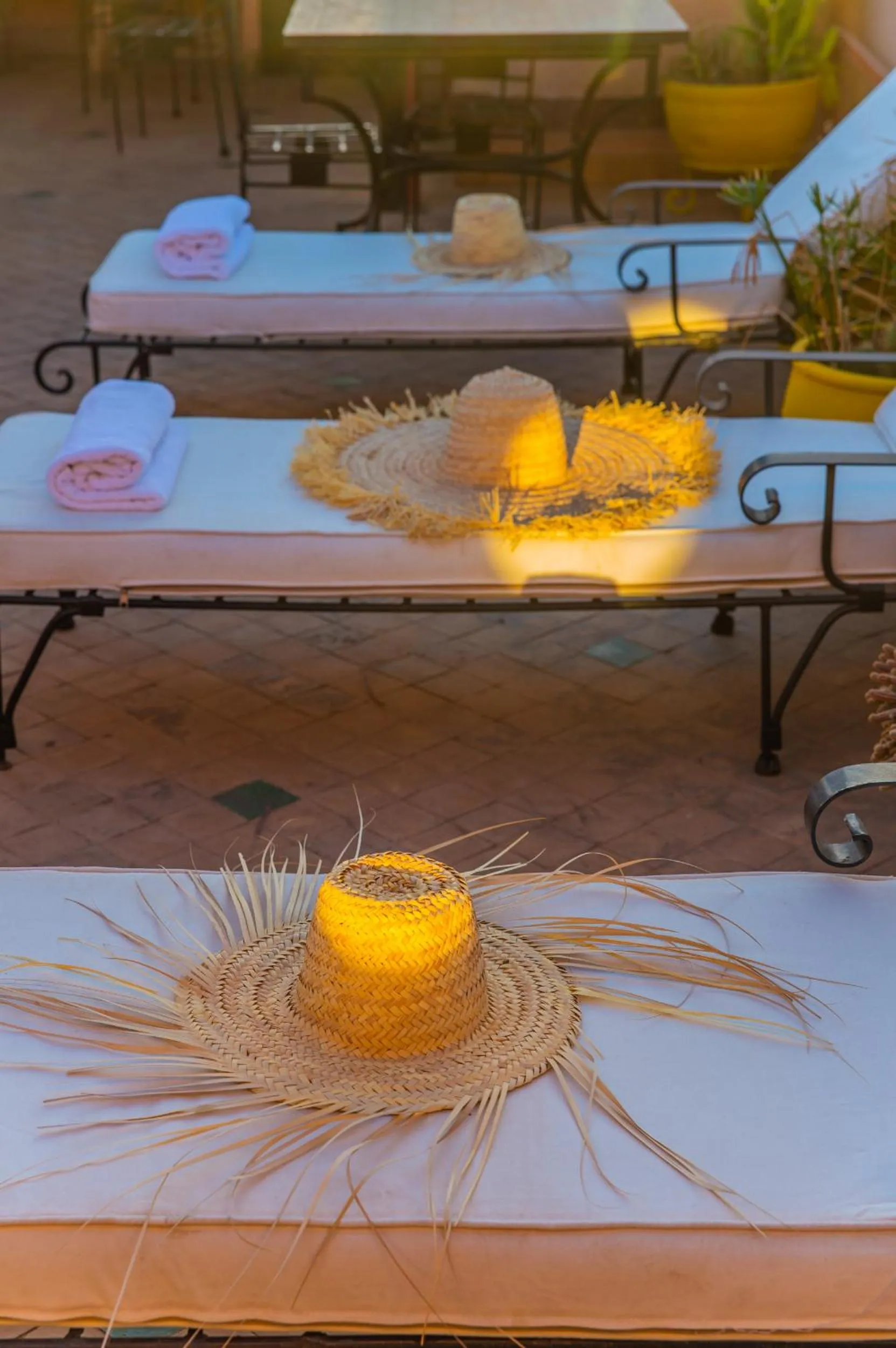 Balcony/Terrace in Riad Khabia & Spa