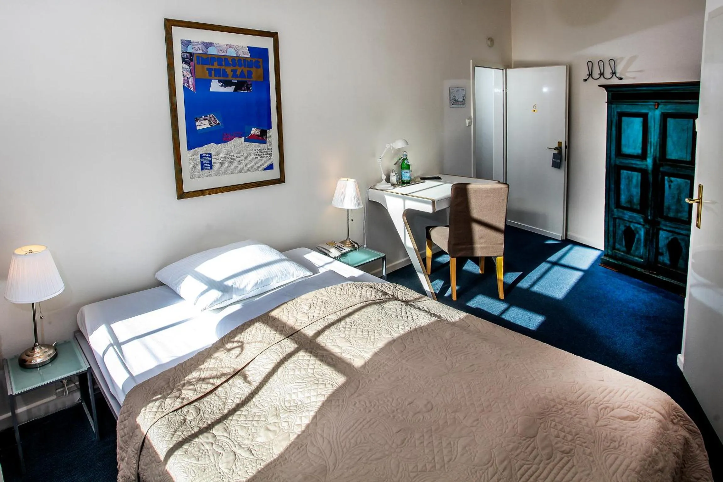 Bed in Hotel Fresena im Dammtorpalais