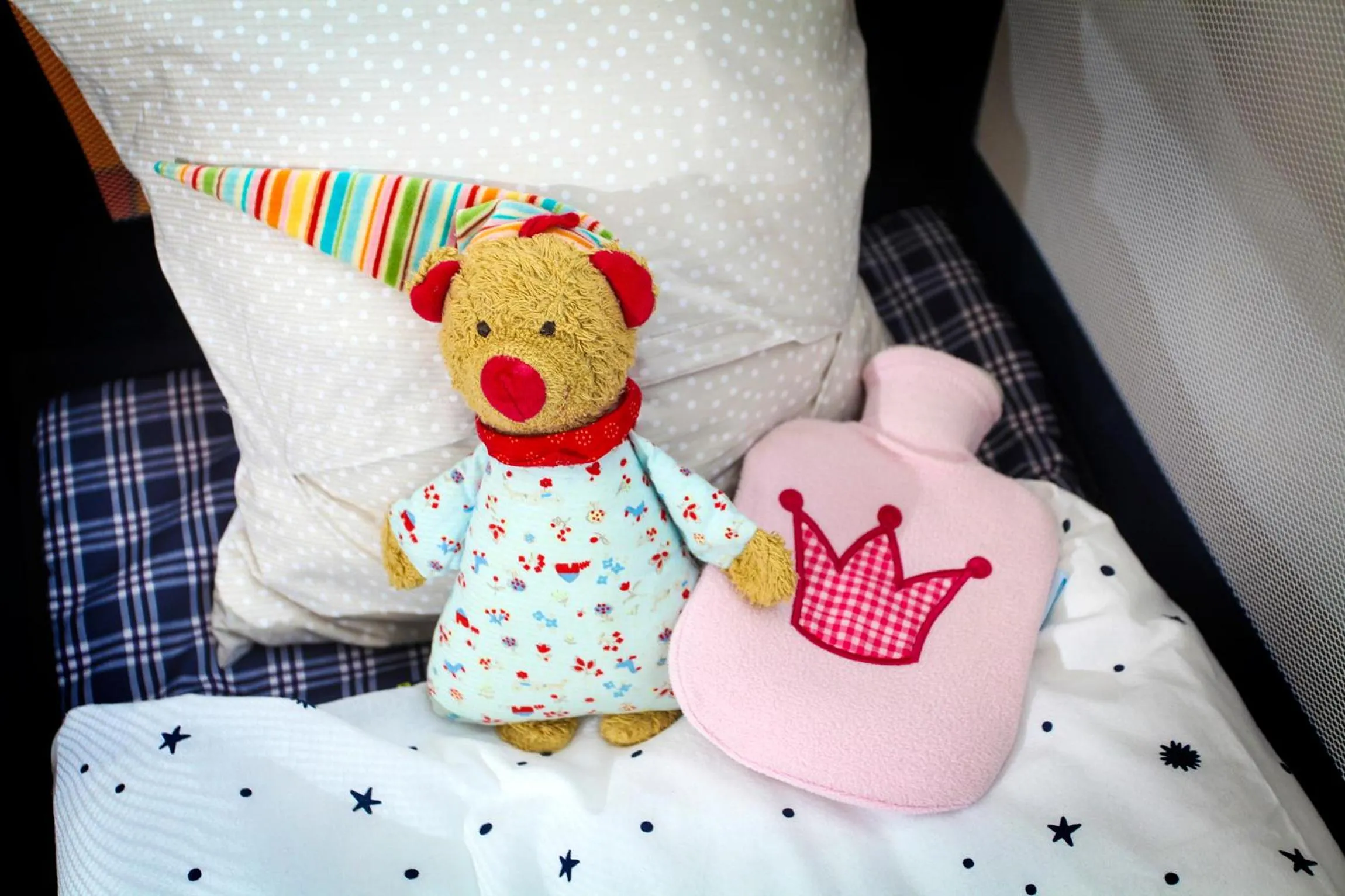 Bed in Hotel Fresena im Dammtorpalais