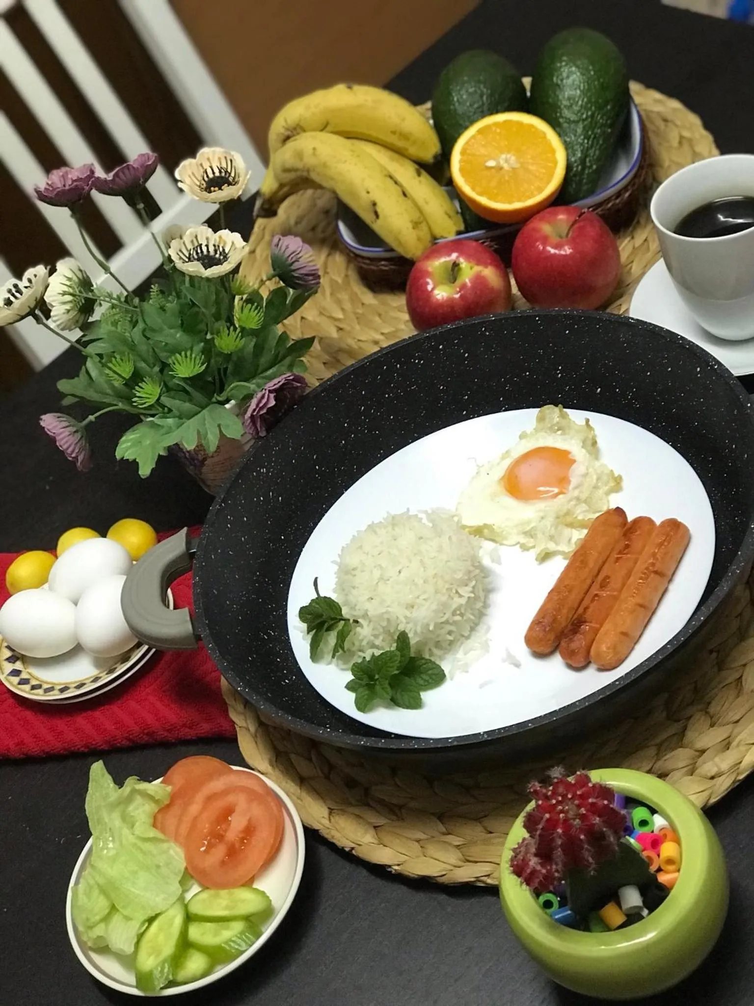 Breakfast in Camiguin KALIMBA DE LUNA INN