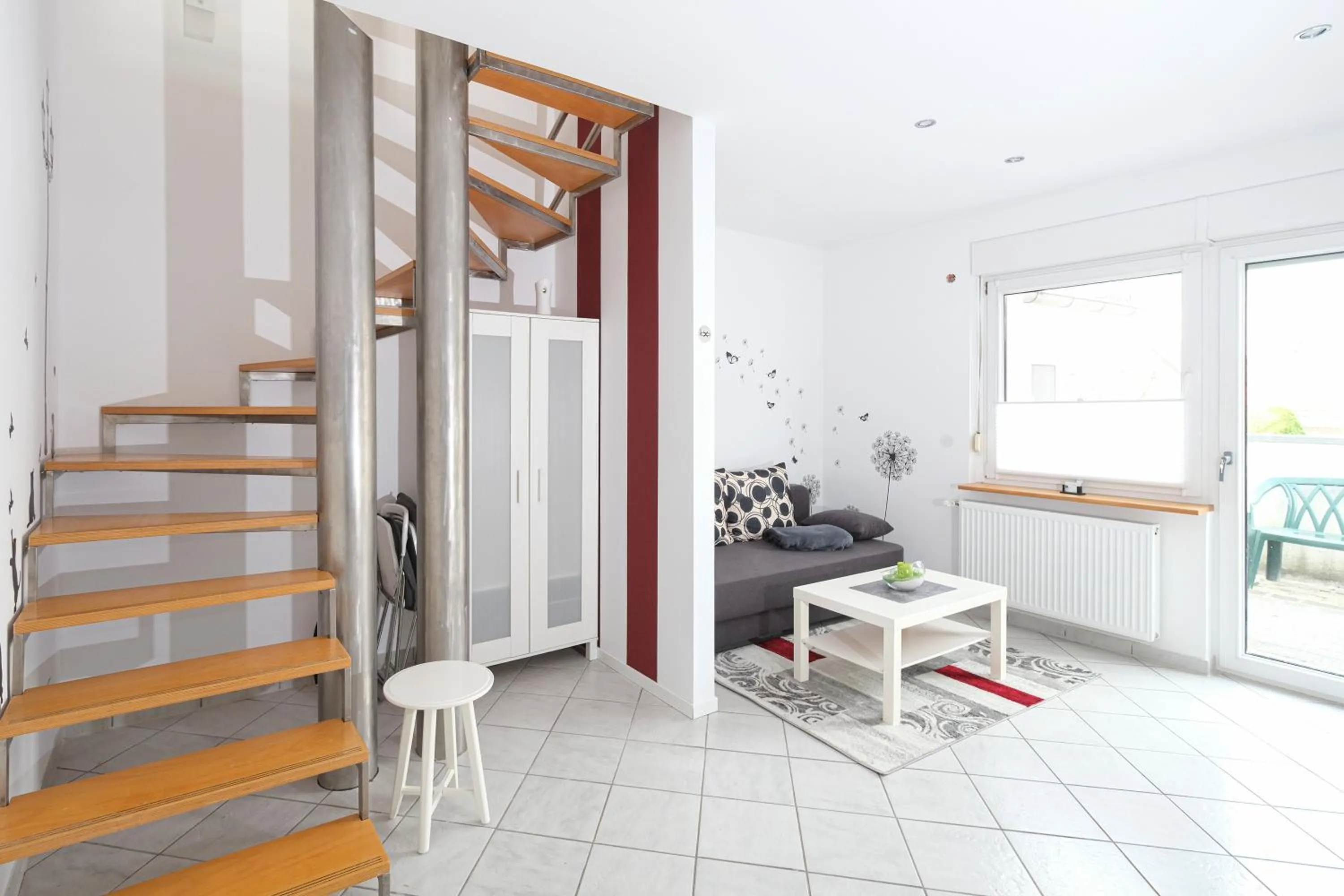 Seating area in Apartment mit Wohnflair