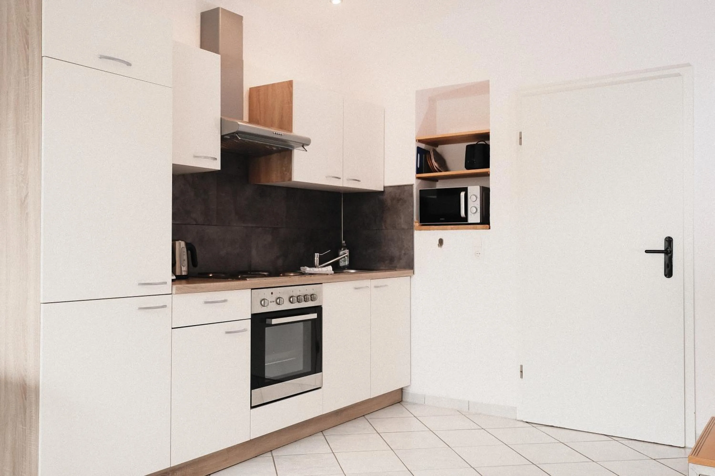 Kitchen or kitchenette in Apartment mit Wohnflair