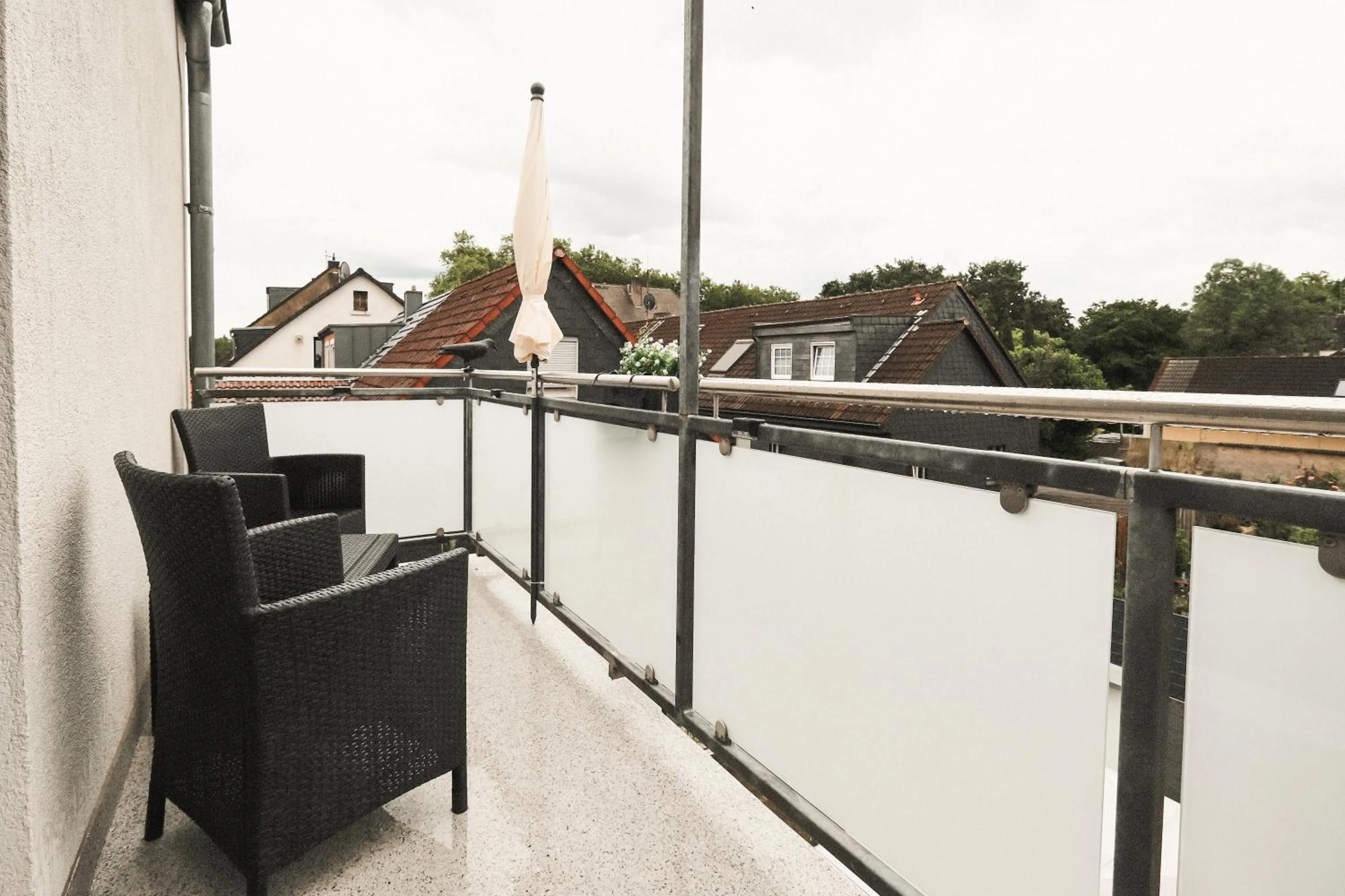 Balcony/Terrace in Apartment mit Wohnflair