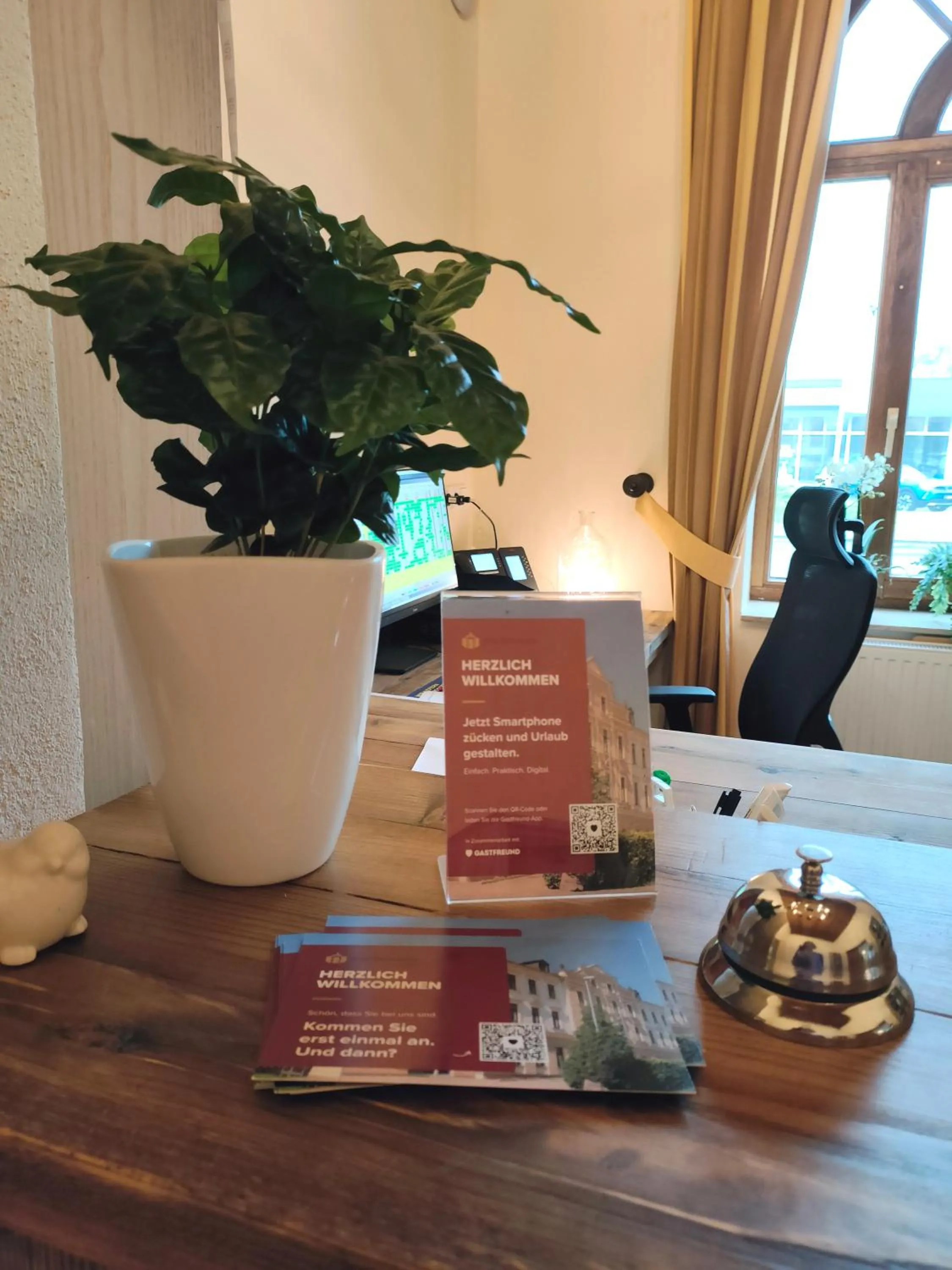 Lobby or reception in Hotel Reichskrone