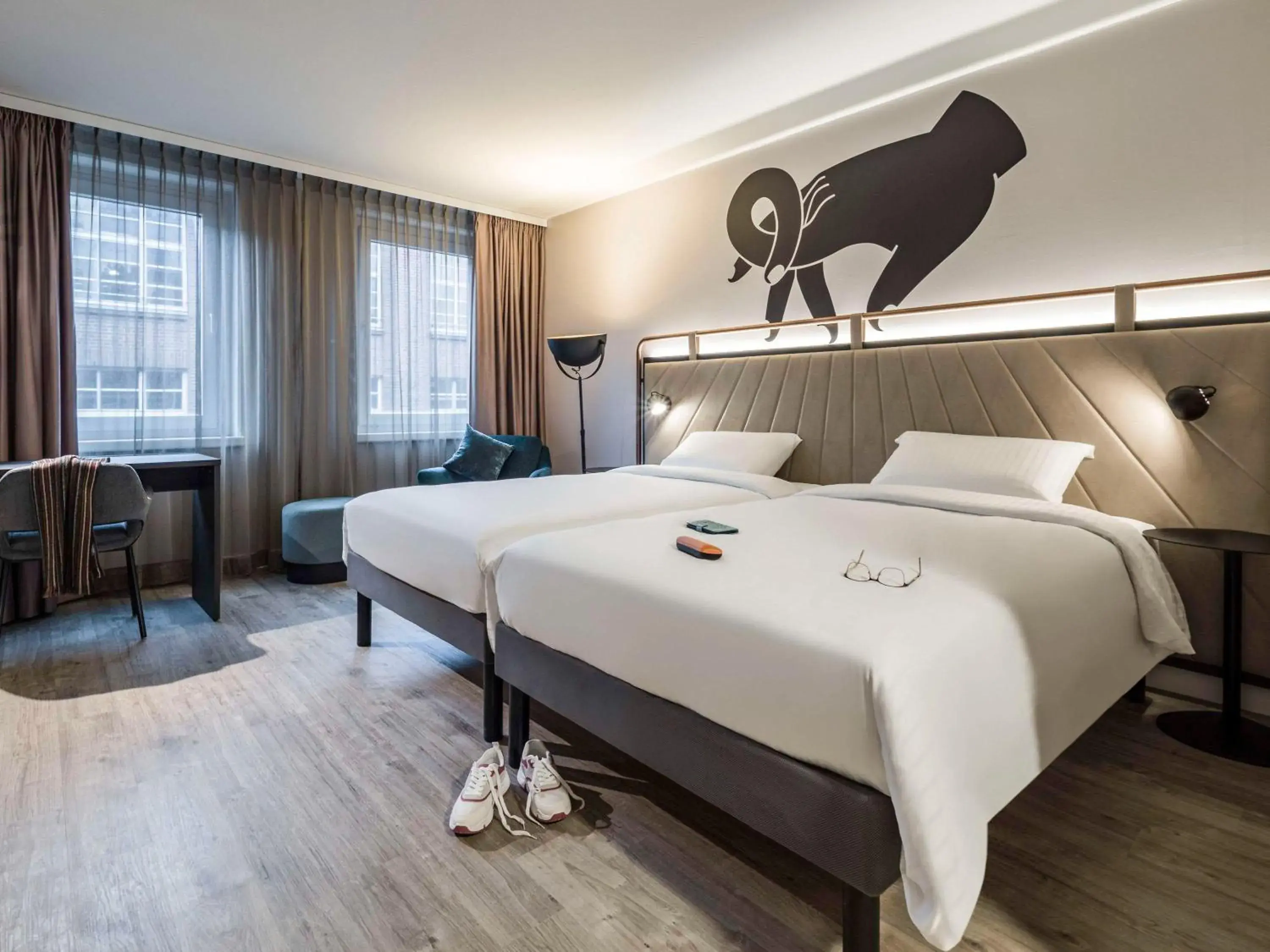 Bedroom, Bed in ibis Styles Bielefeld City Bedroom, Bed in ibis Styles Bielefeld City