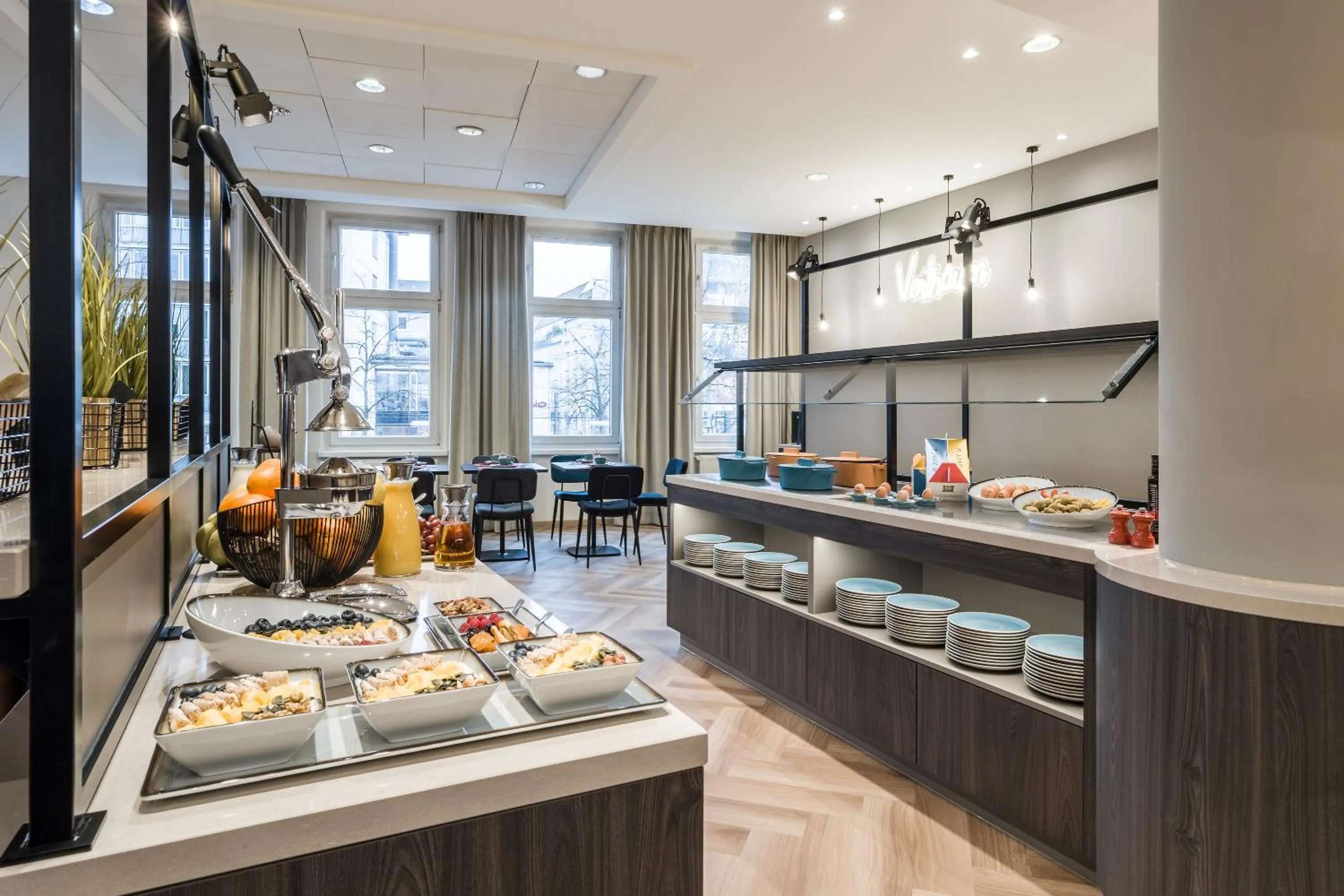 Buffet breakfast in ibis Styles Bielefeld City