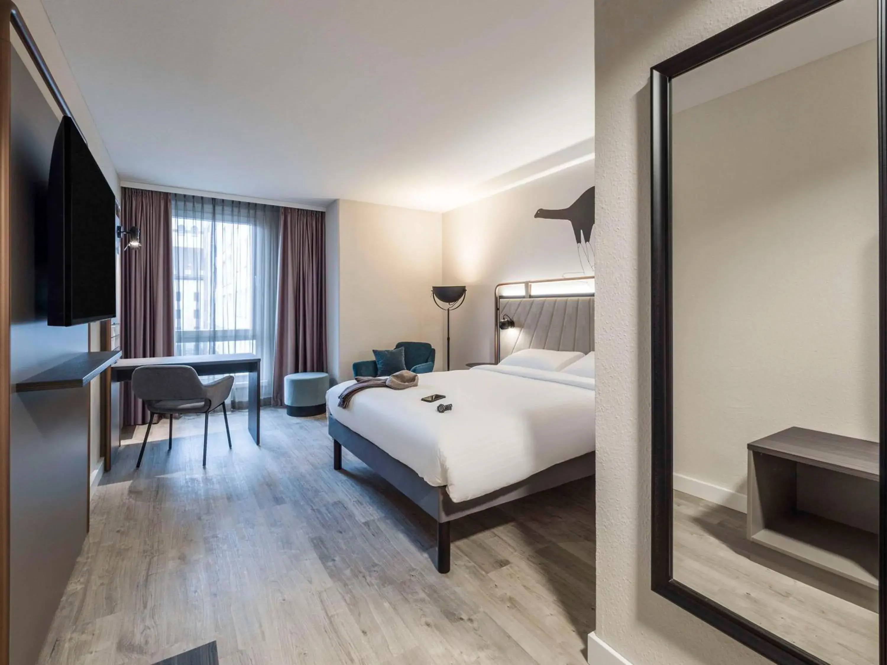 Bedroom, Bed in ibis Styles Bielefeld City Bedroom, Bed in ibis Styles Bielefeld City