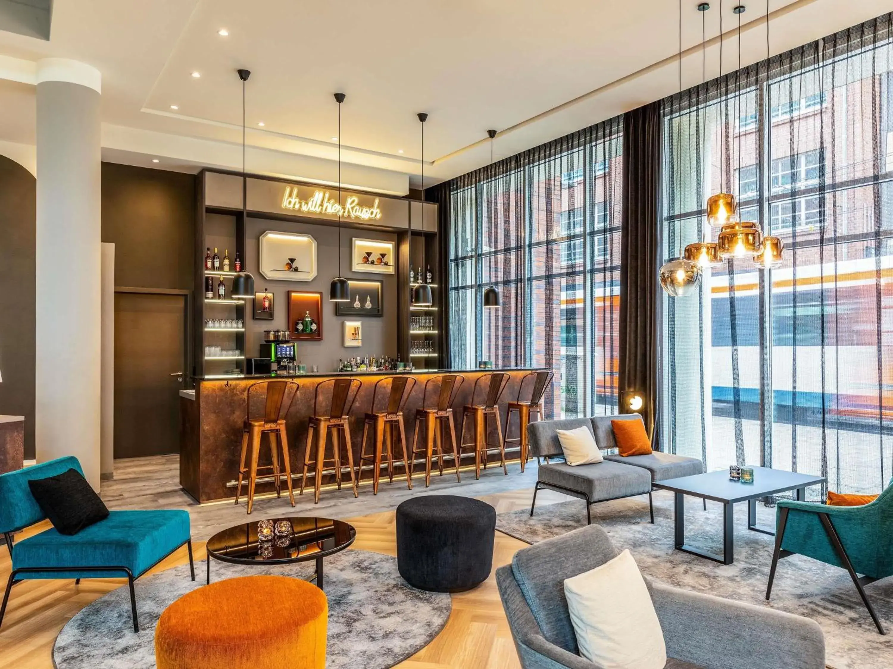 Lounge or bar in ibis Styles Bielefeld City Lounge or bar in ibis Styles Bielefeld City