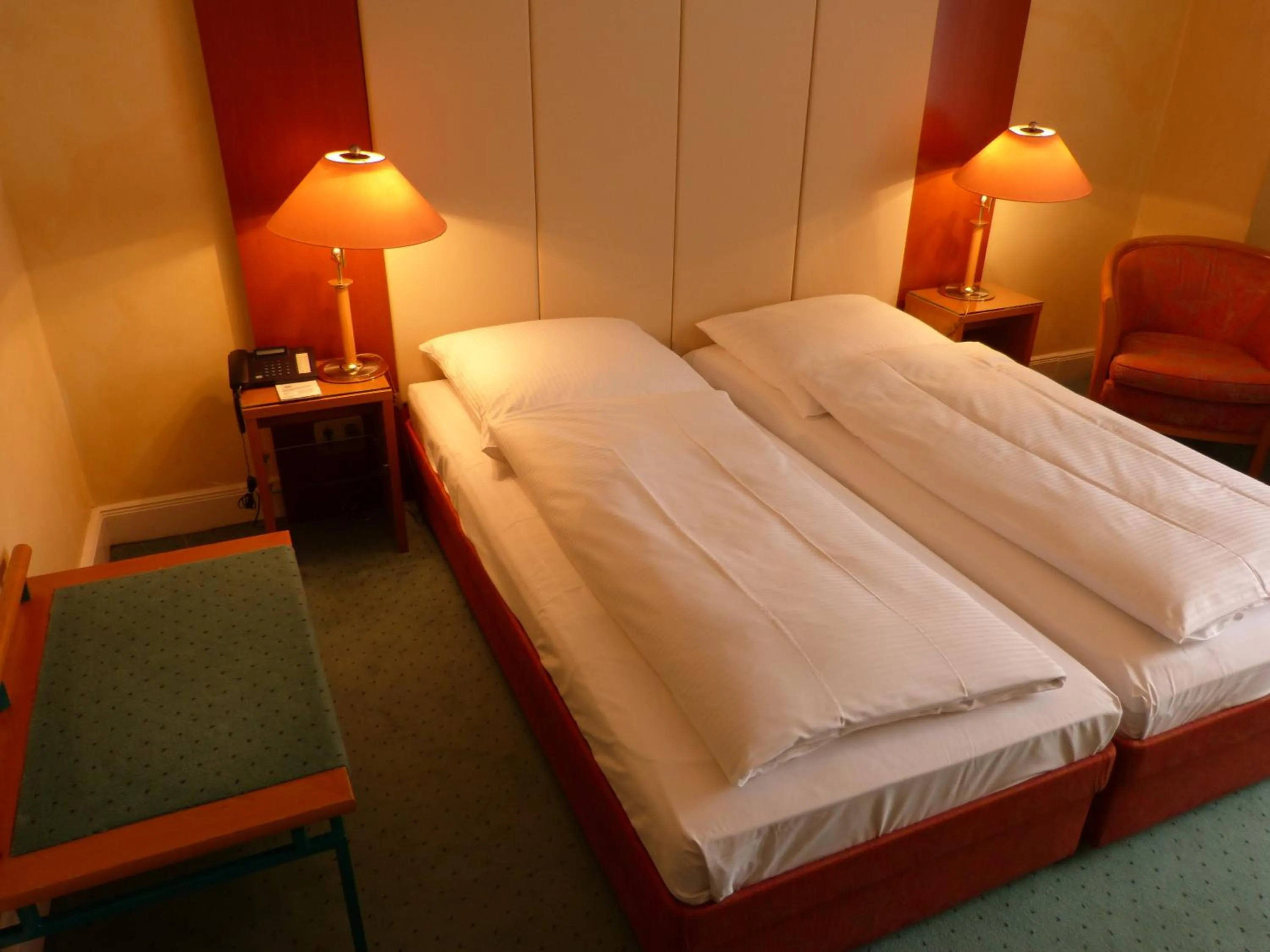 Bed in Hotel Vorbach