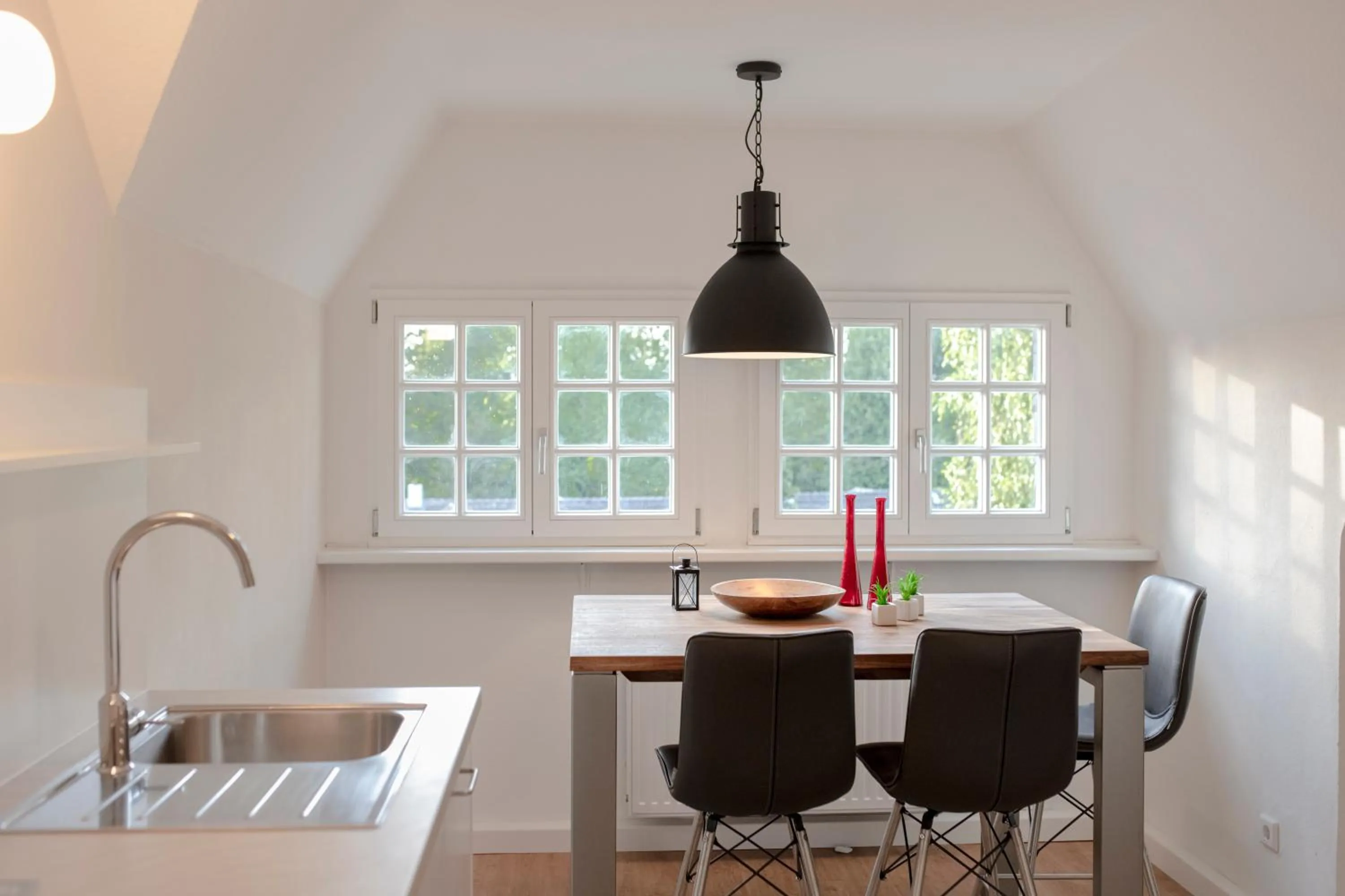 Kitchen or kitchenette in Mintrops Stadt Hotel Margarethenhöhe