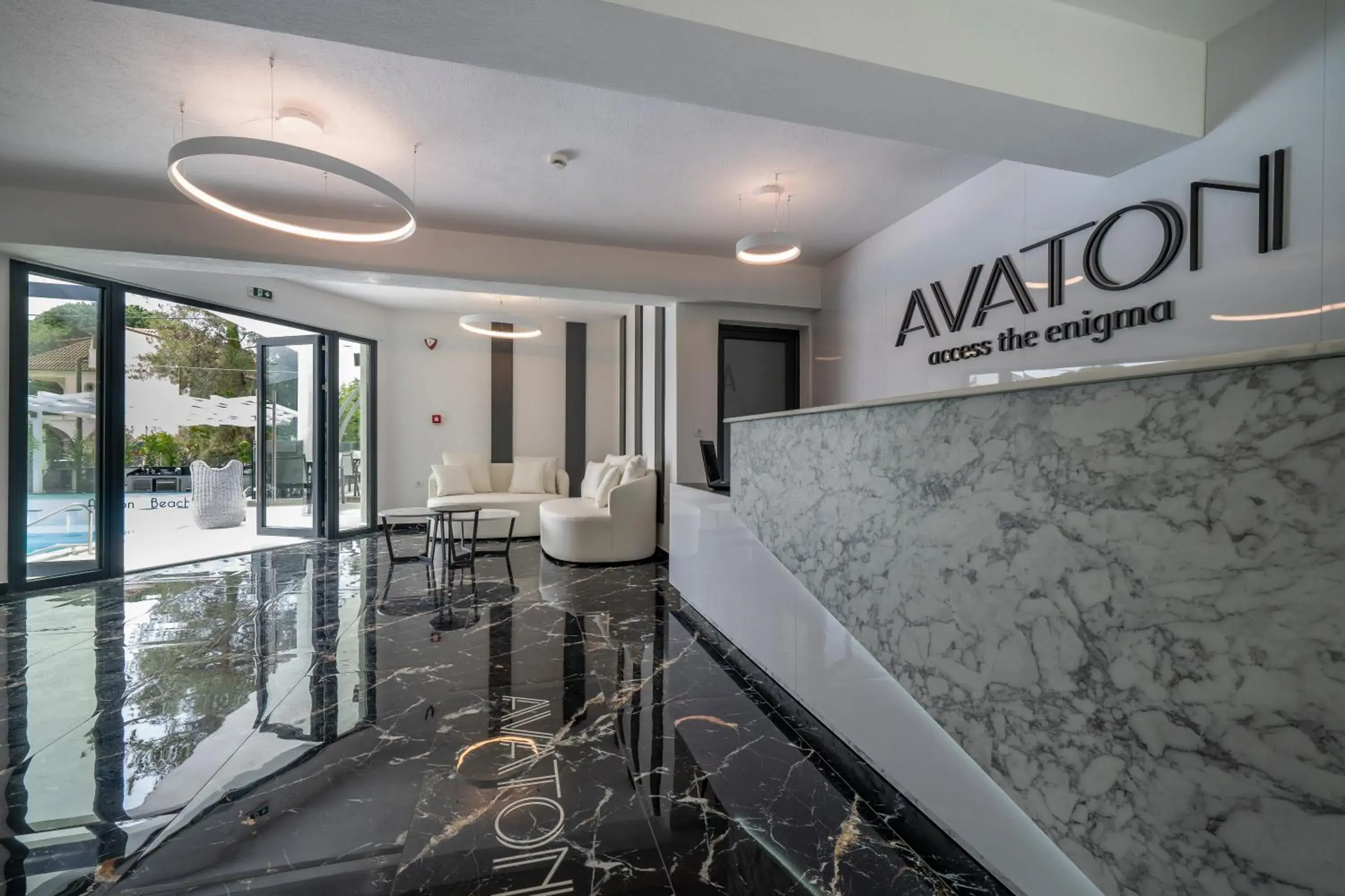 Lobby or reception in Avaton Luxury Resort and Spa Access the Enigma - Adults Only & Kids 14 Plus- Lobby or reception in Avaton Luxury Resort and Spa Access the Enigma - Adults Only & Kids 14 Plus-