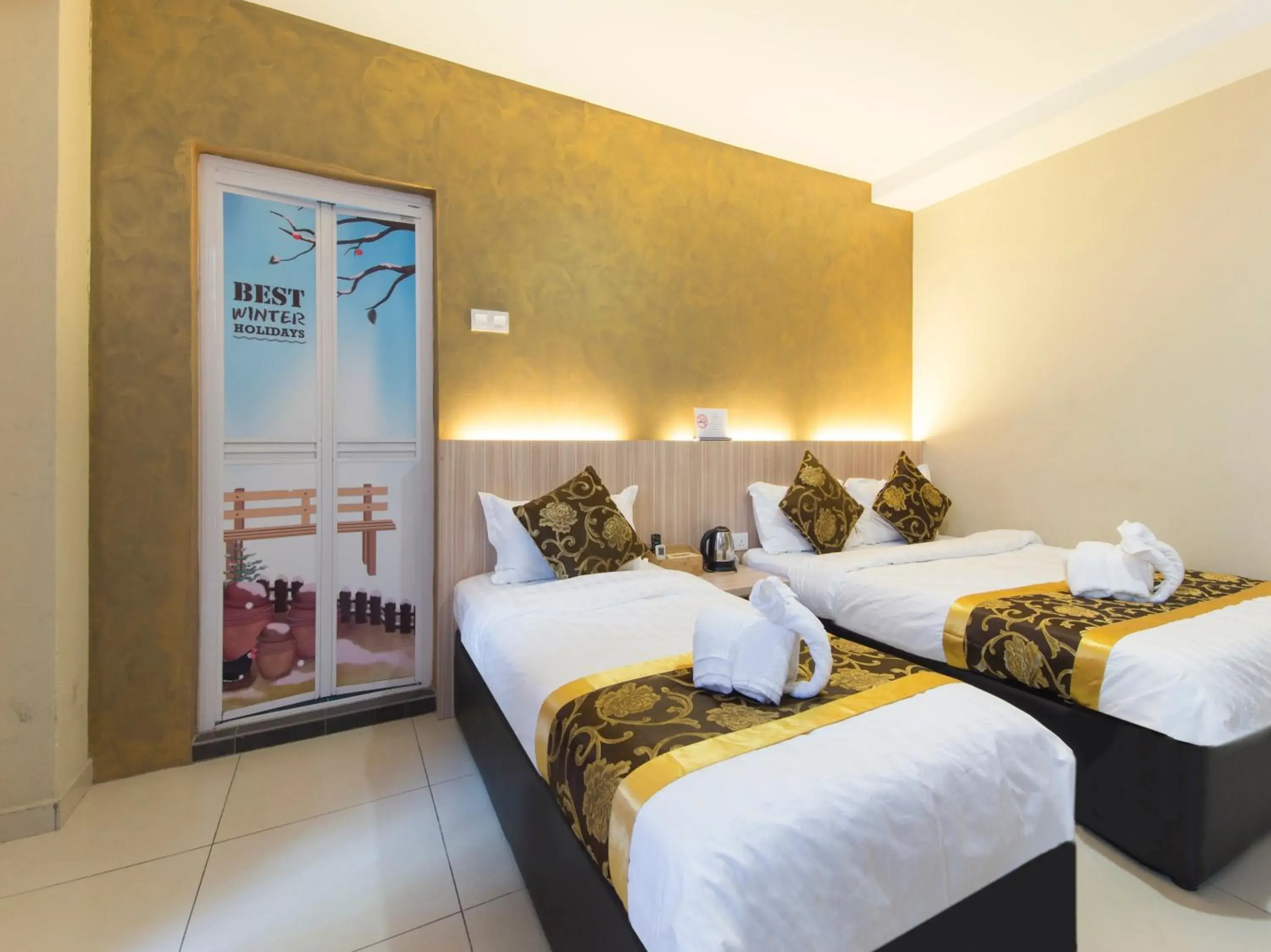 Bed in Top Garden Hotel Bed in Top Garden Hotel