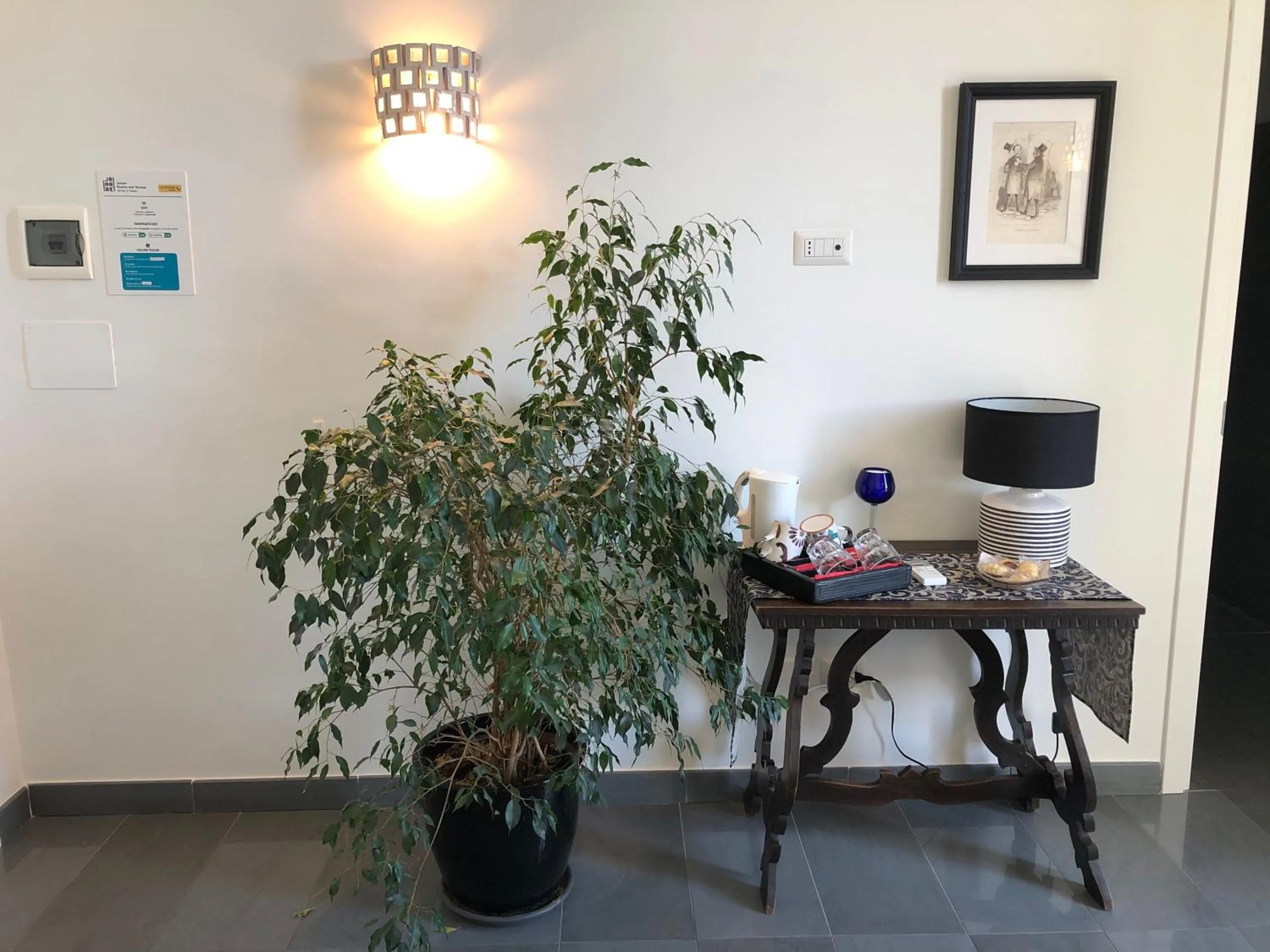 Floor plan in Janare - Rooms & Terrace