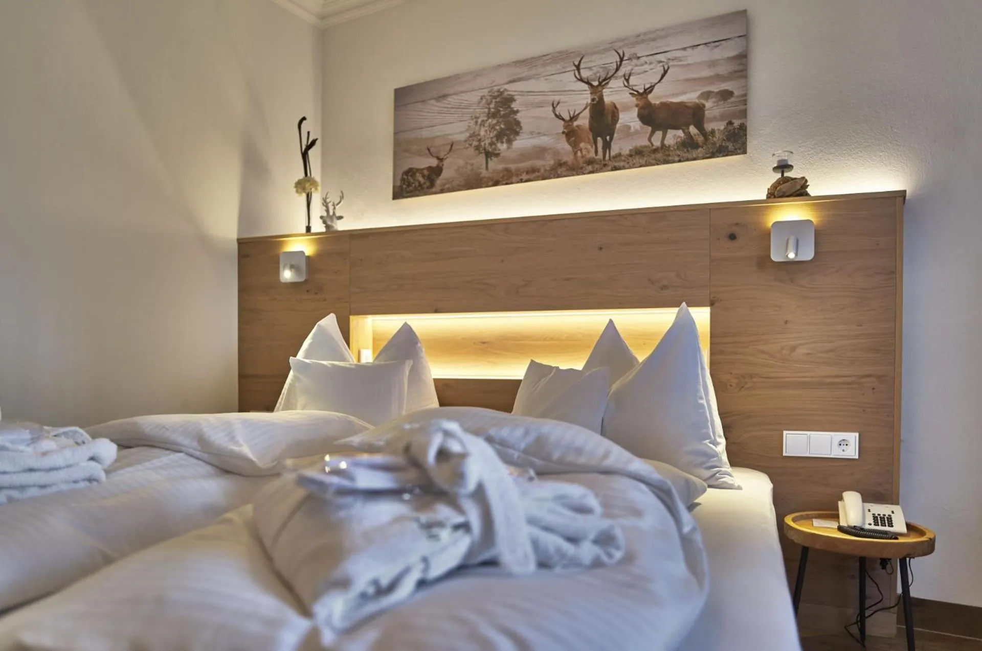 Bed in Hotel Lindenhof