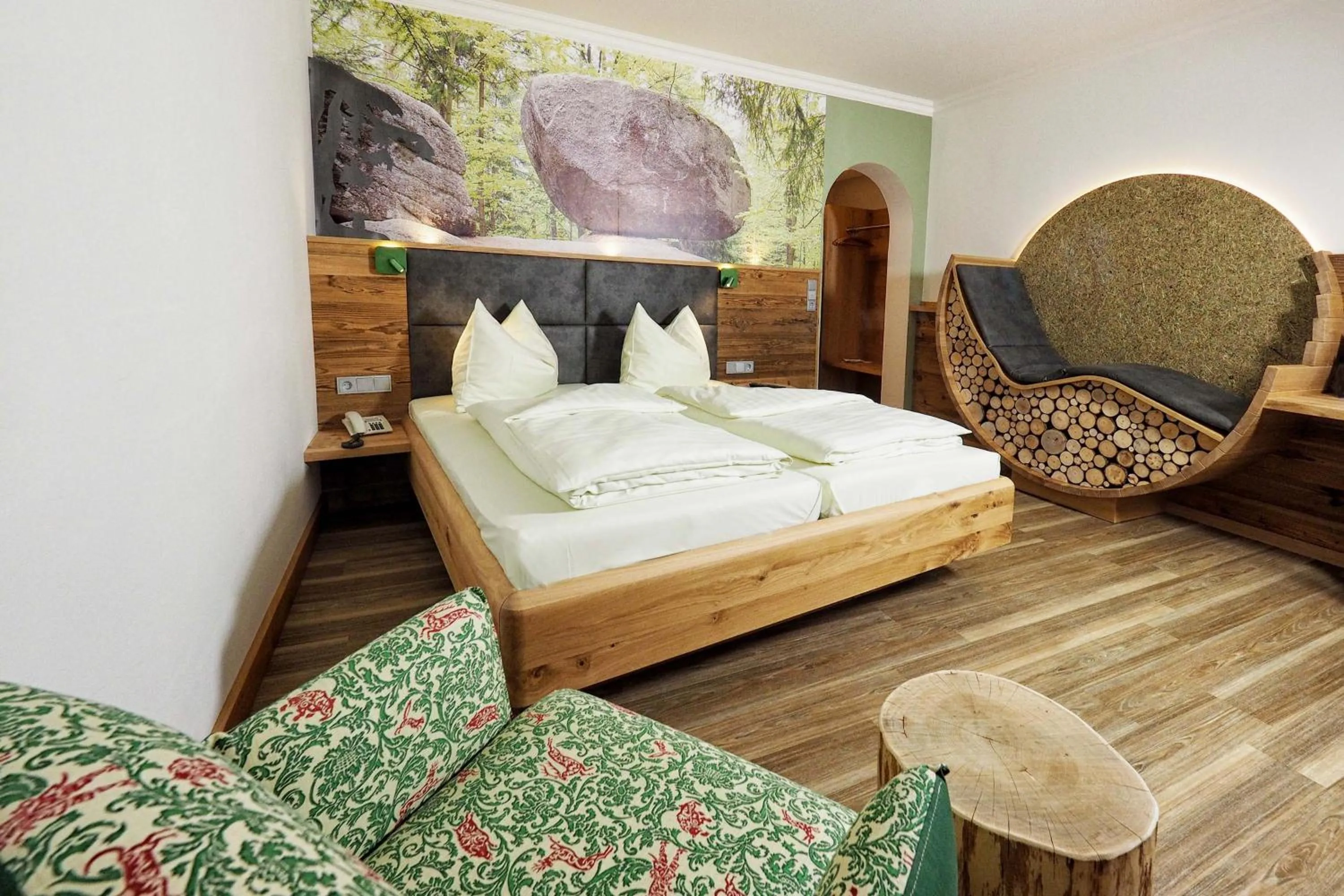 Bed in Hotel Lindenhof