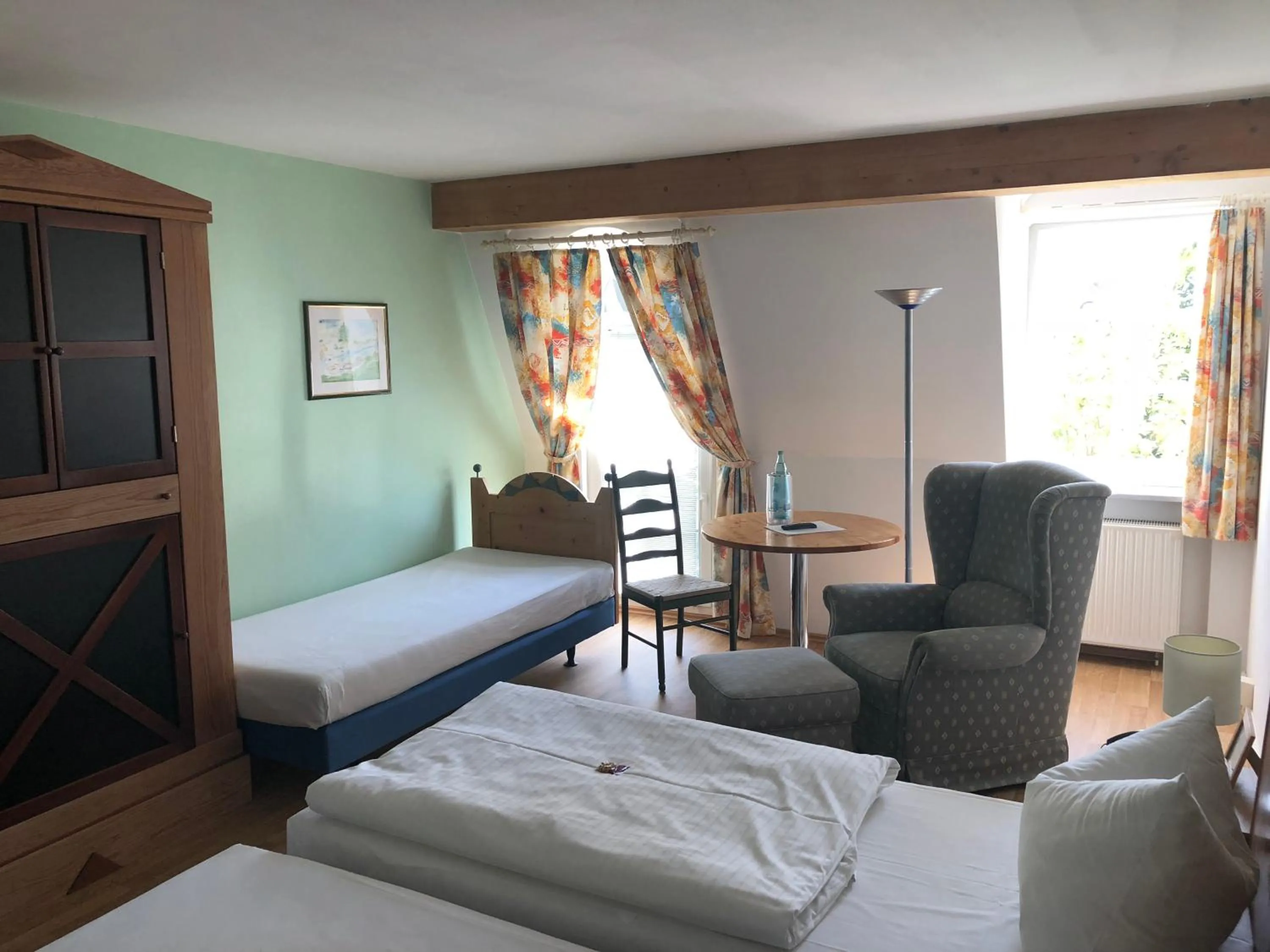 Decorative detail, Bed in Hotel Zwei Länder