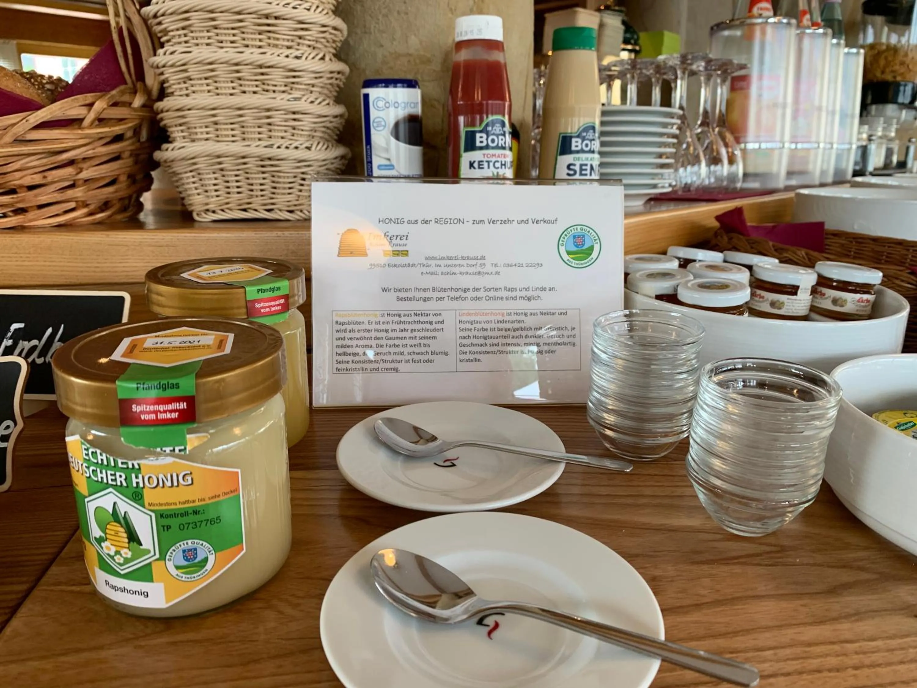 Breakfast in Hotel Zwei Länder