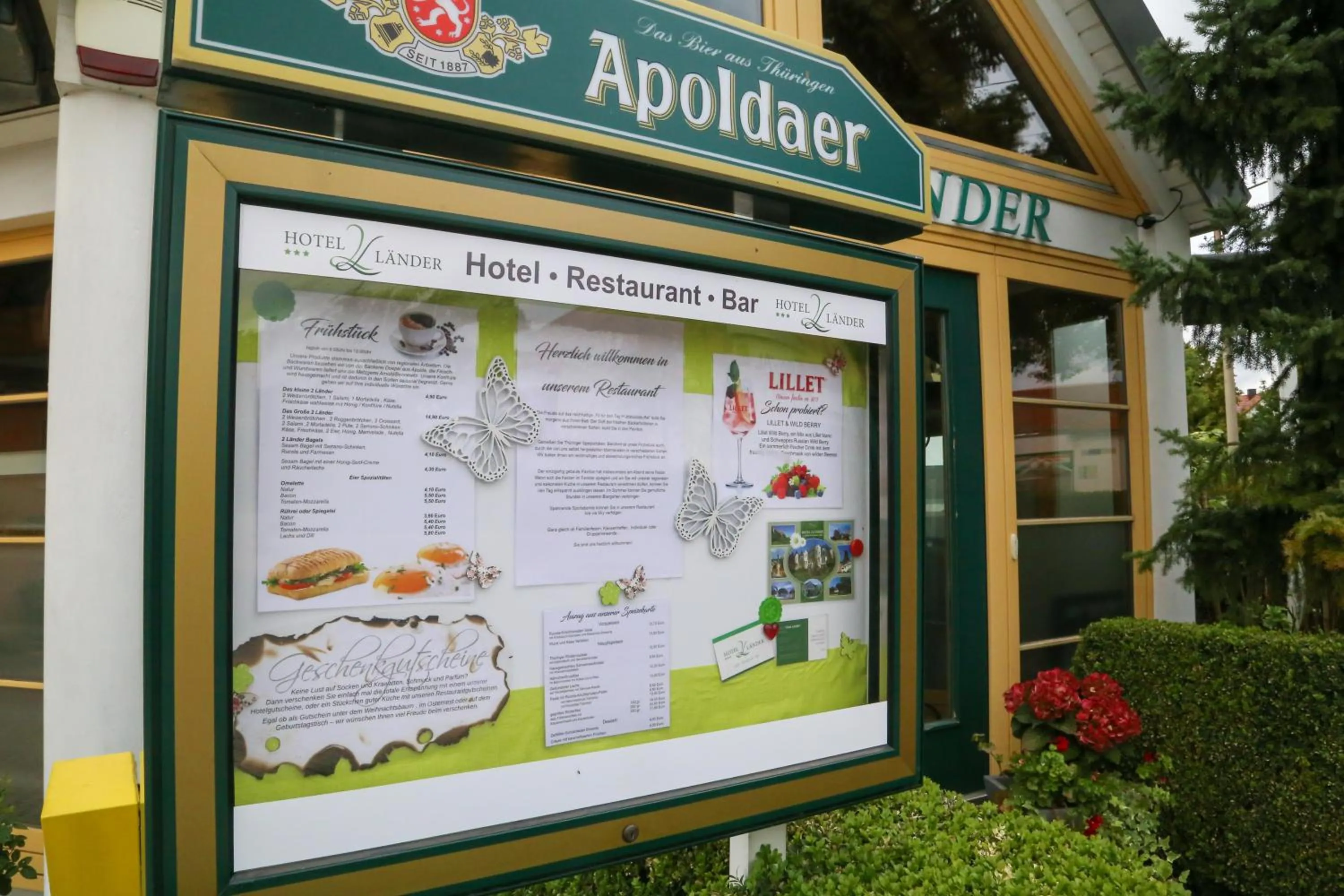 Restaurant/places to eat in Hotel Zwei Länder