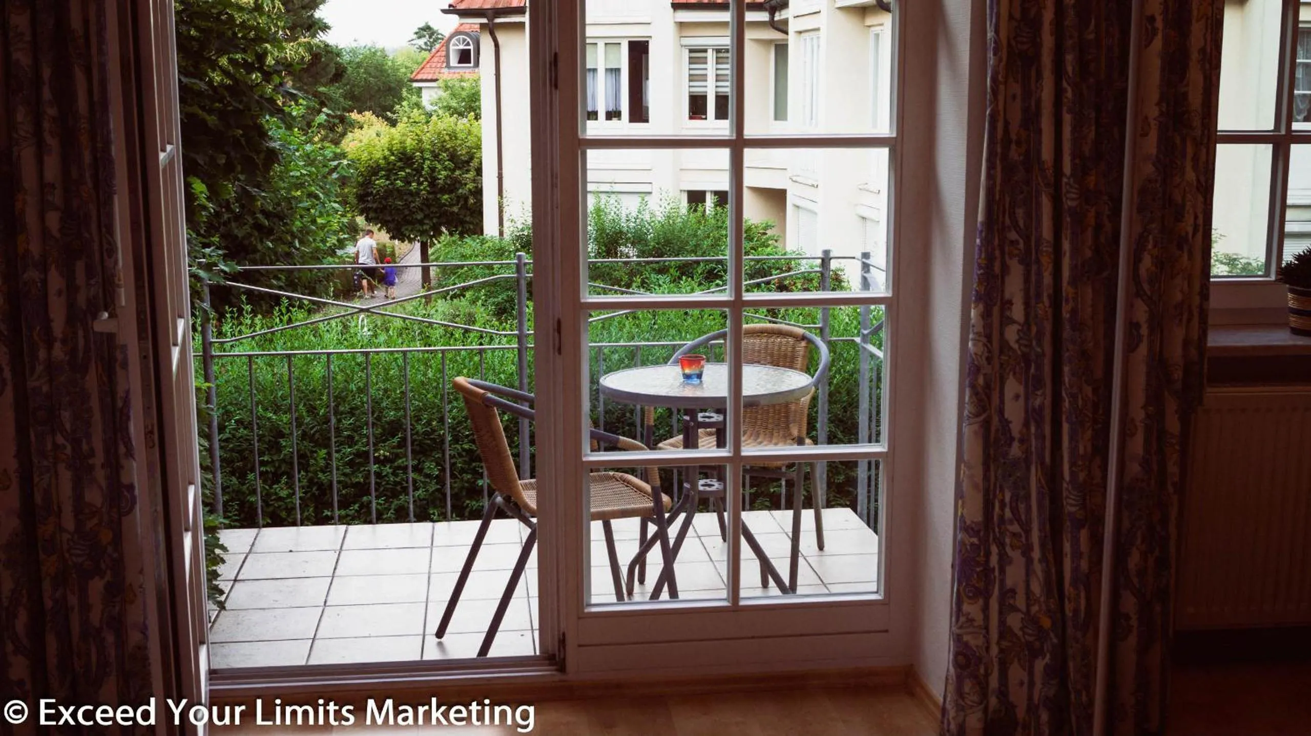 Balcony/Terrace in Hotel Zwei Länder