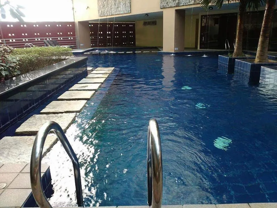 Pool view in U607 Sunshine100 Netflix 65InchesTV Wifi Karaoke Swimming Pool